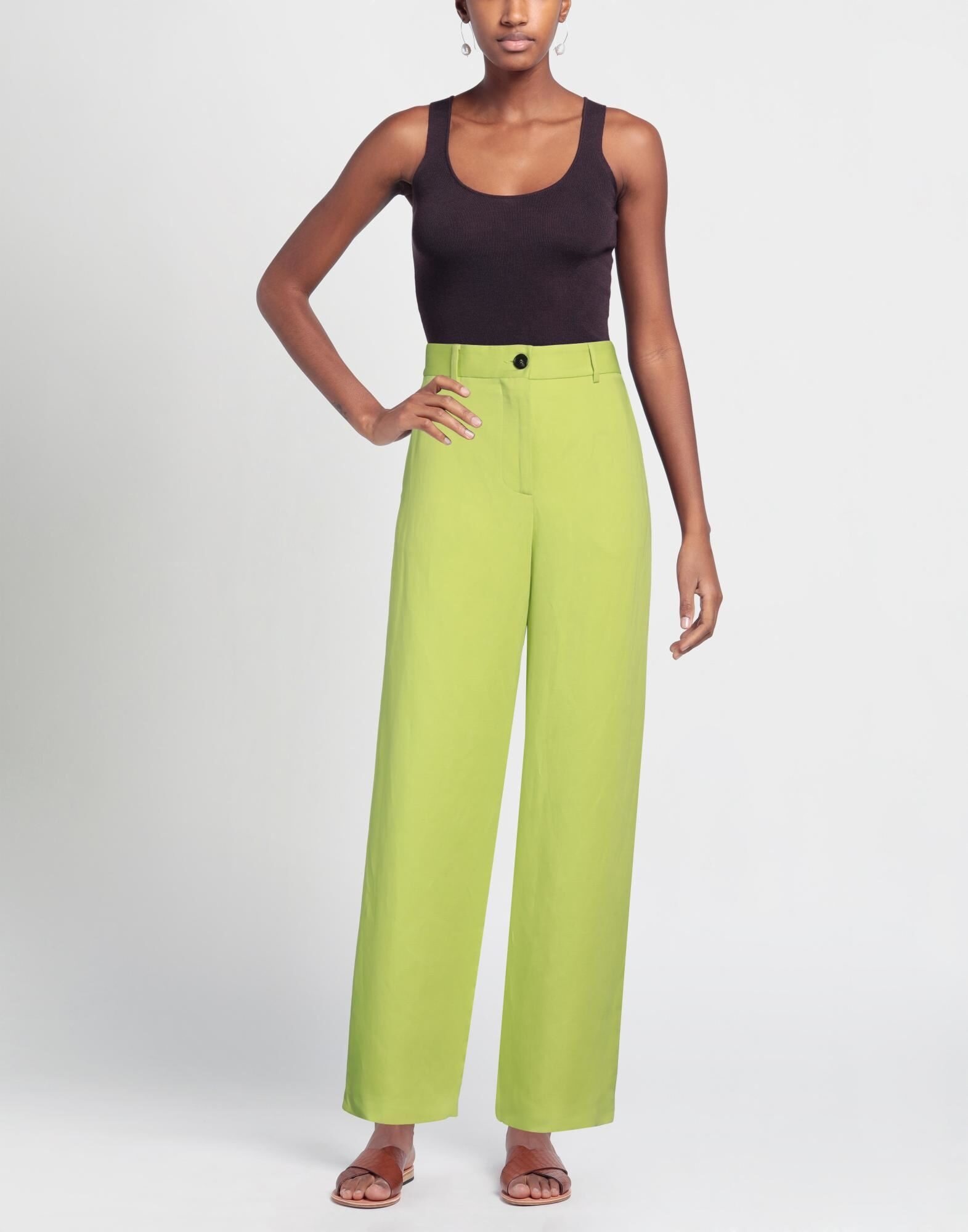 Acid green Women's Casual Pants - 2