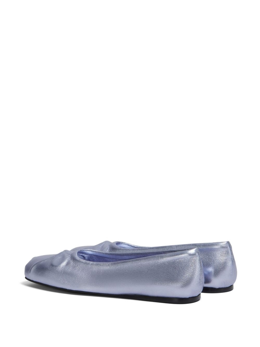 Little Bow metallic ballerina shoes - 3