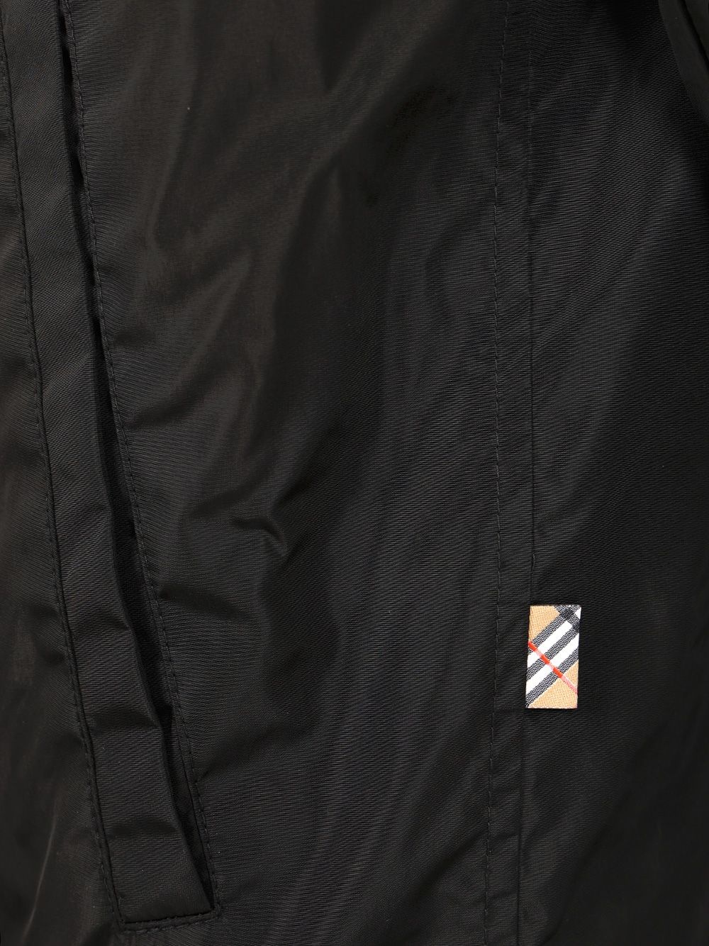 Burberry Knight Stamp Nylon Track Jacket Jackets Black - 4