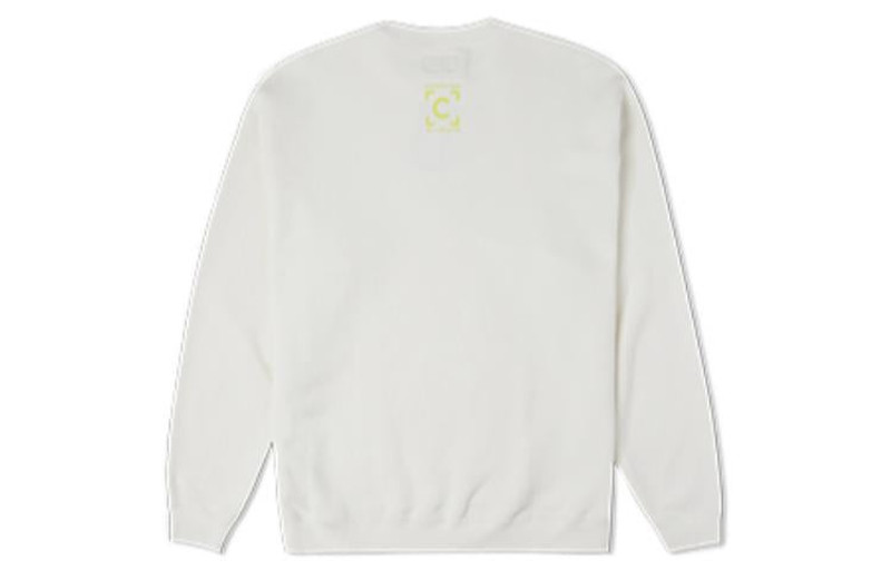 Converse Converse Counter Climate Graphic Crew Sweatshirt 'White' 10025032-A02 outlook