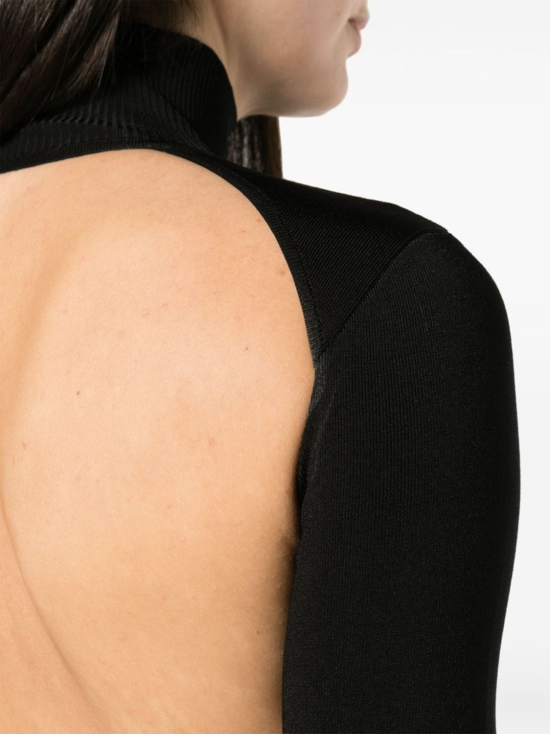 open-back roll-neck jumper 5