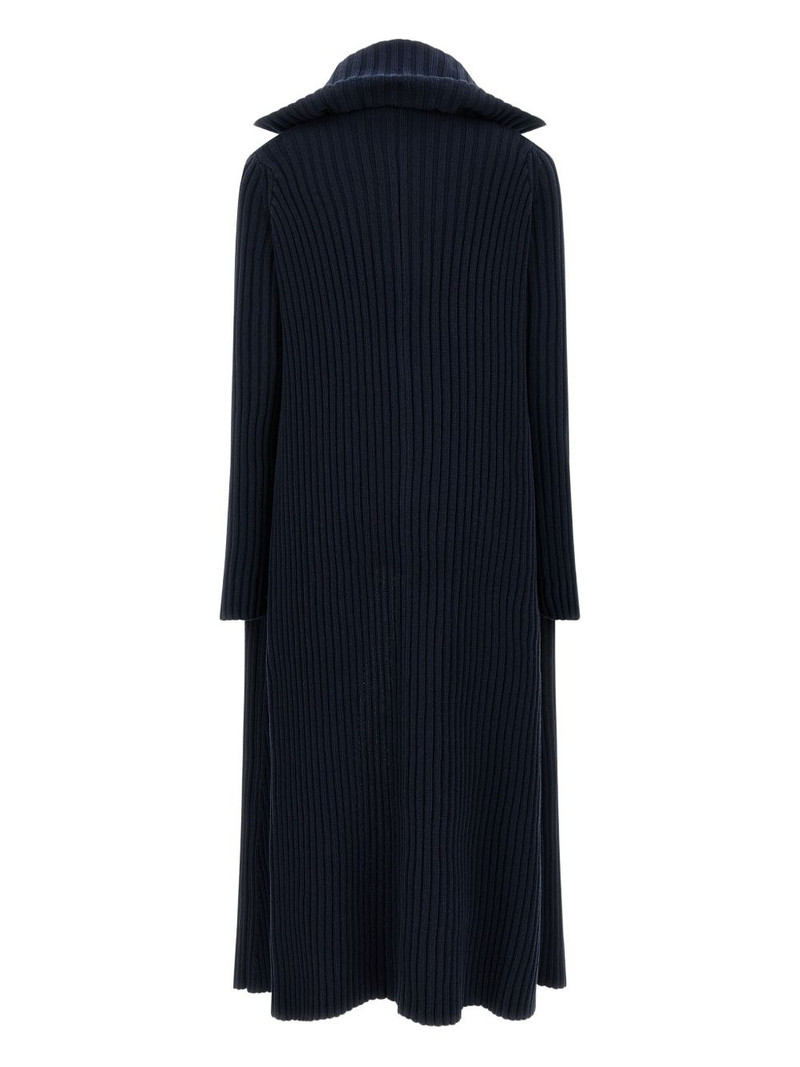 BALENCIAGA ribbed shawl-collar cardigan outlook