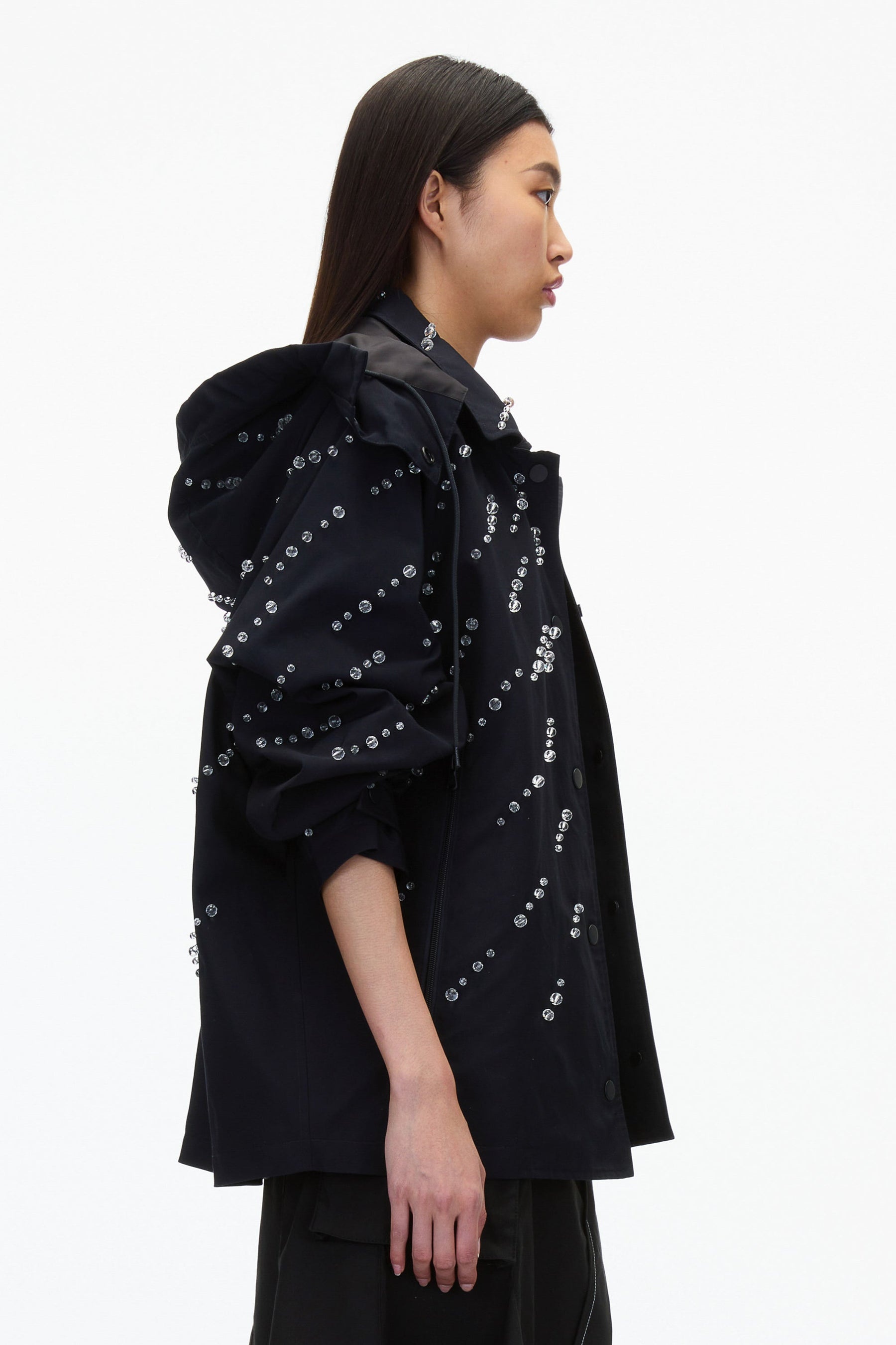 Rainfall Embroidered Anorak - 3
