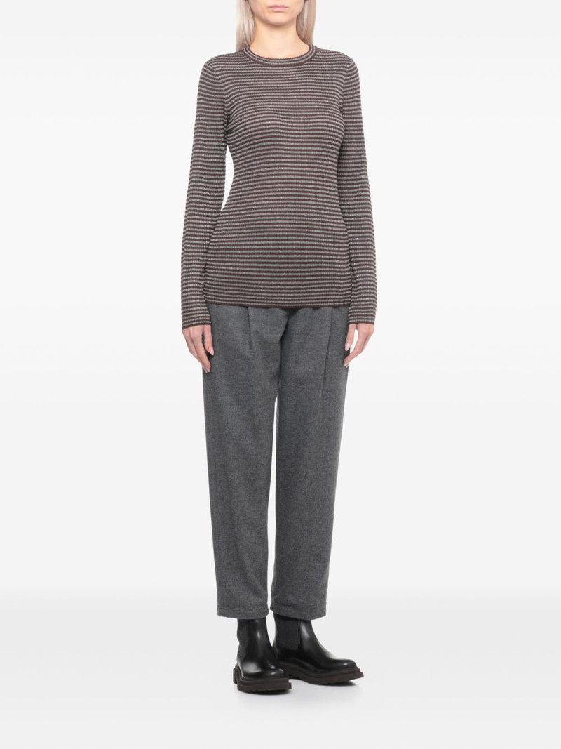 Brunello Cucinelli striped knitwear outlook