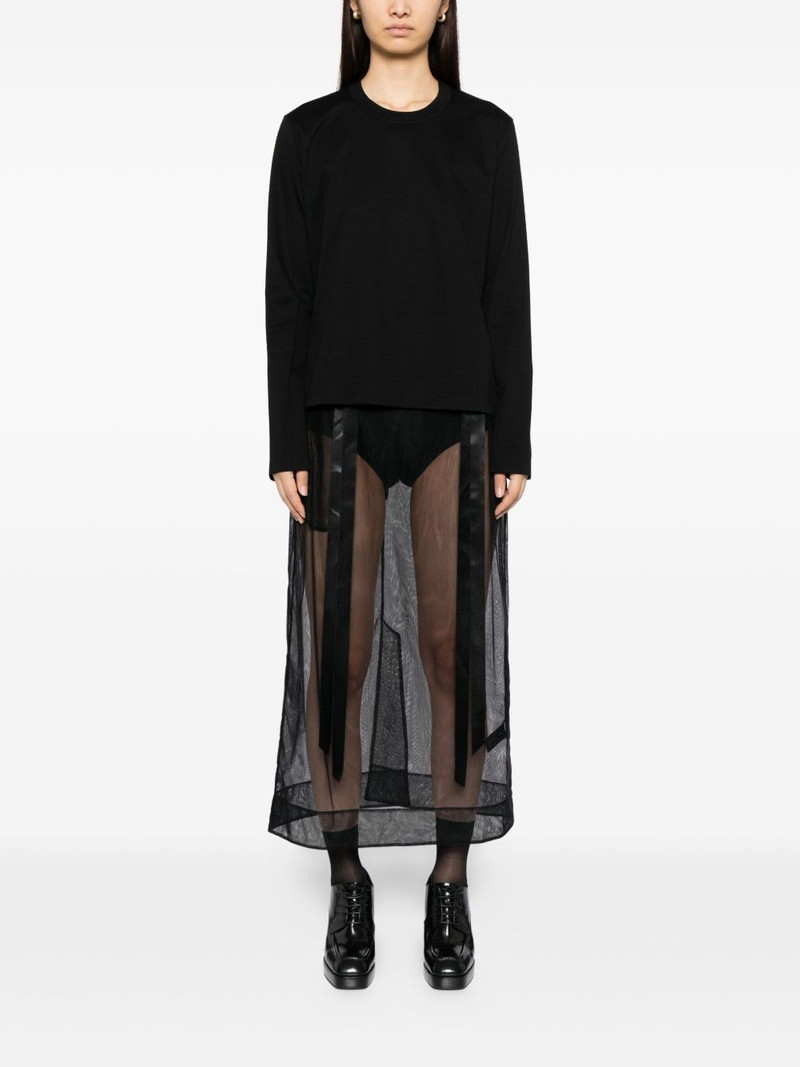 Noir Kei Ninomiya cotton T-shirt outlook