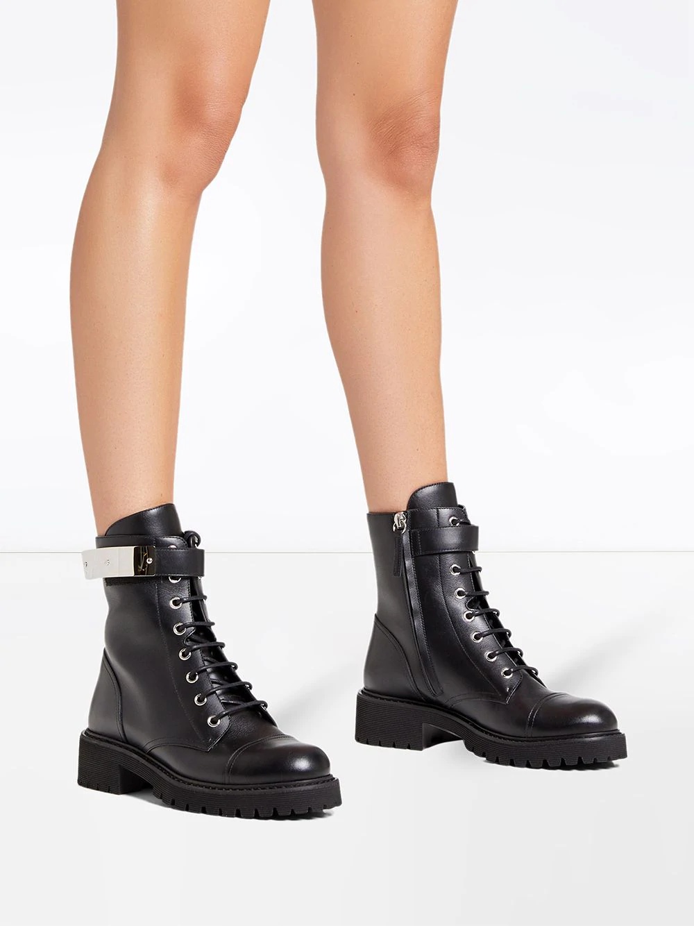 ankle length biker boots - 5