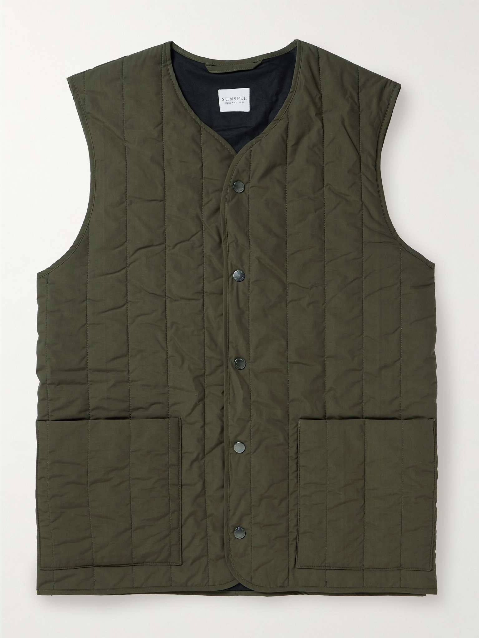 Quilted Cotton Gilet - 1