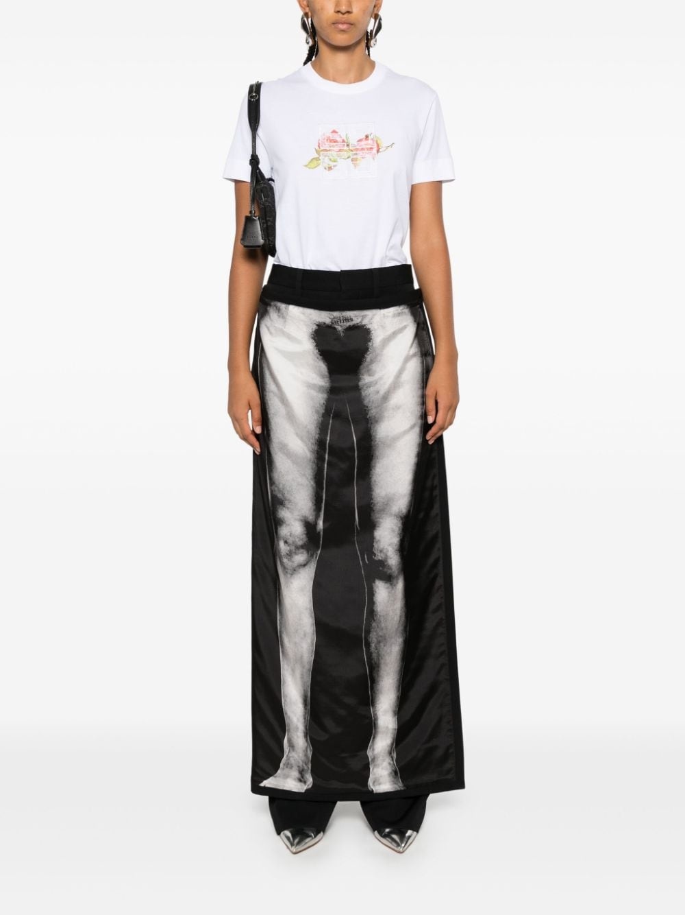 4G lace cotton T-shirt - 2