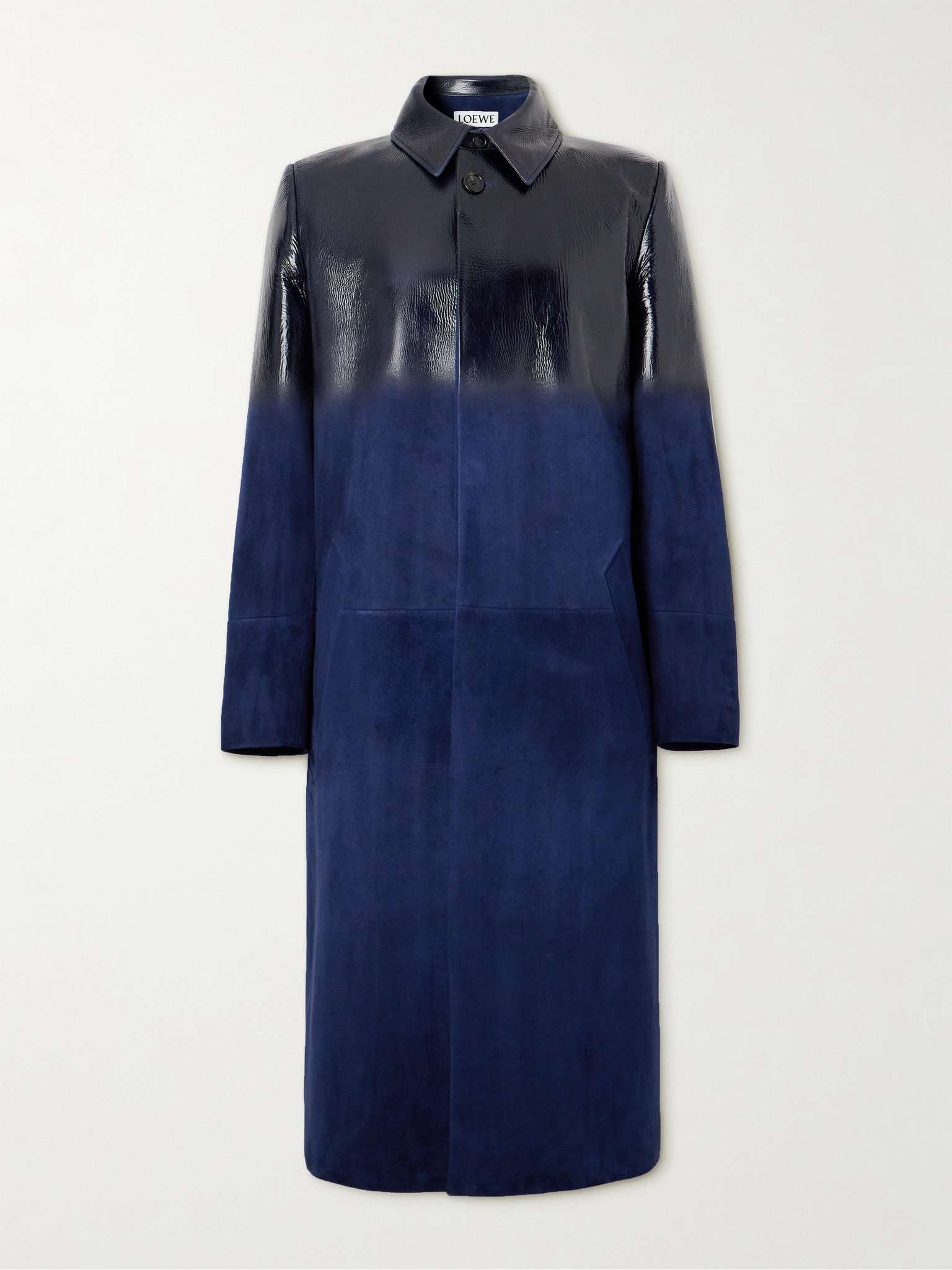 Loewe Textured-Leather and Suede Coat | mrporter | REVERSIBLE
