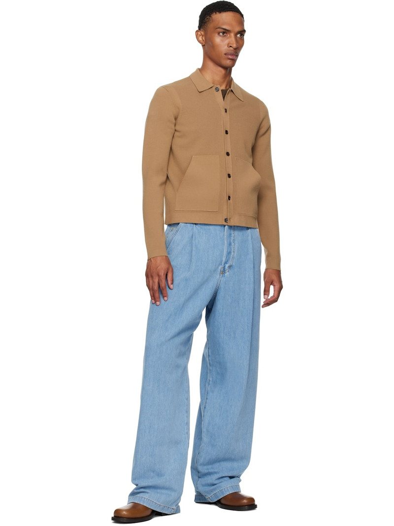 Dries Van Noten Tan Leather Boots outlook