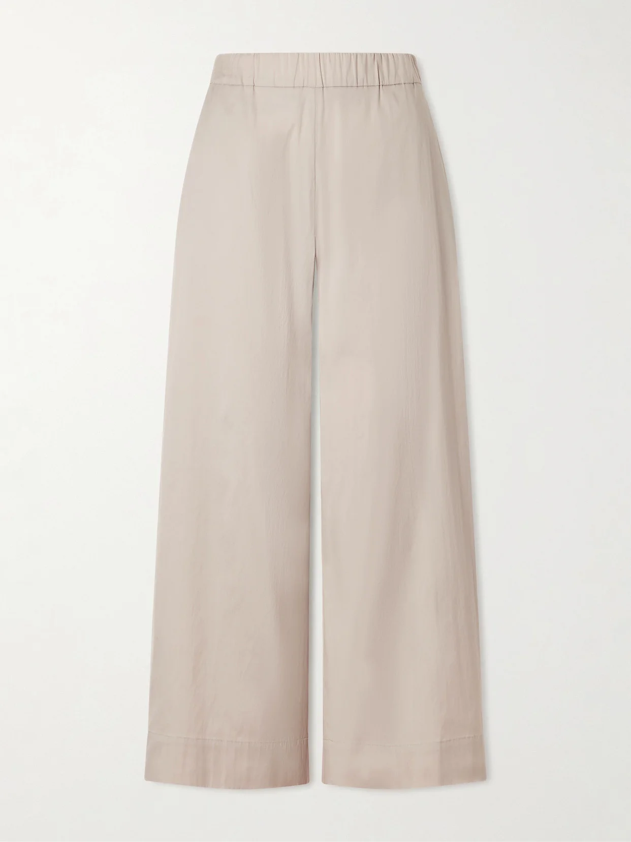 Pece Cotton-blend Wide-leg Pants - 1