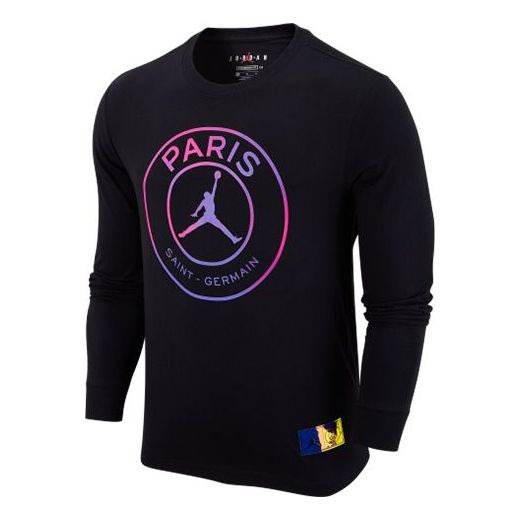 Jordan PARIS Saint-Germain ロゴ 長袖Tシャツ 新品 S NIKE AIR JORDAN×PSG ロングスリーブ Tシャツ ナイキ