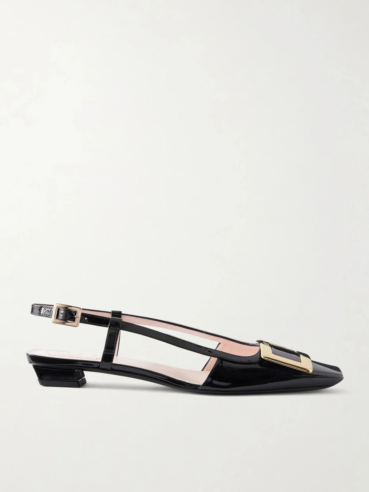 Belle Vivier 45 Patent Leather Slingback Pumps - 1