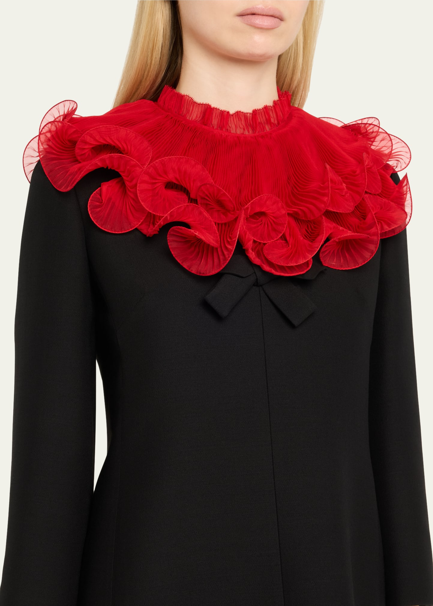 Chiffon Ruffle Collar - 3