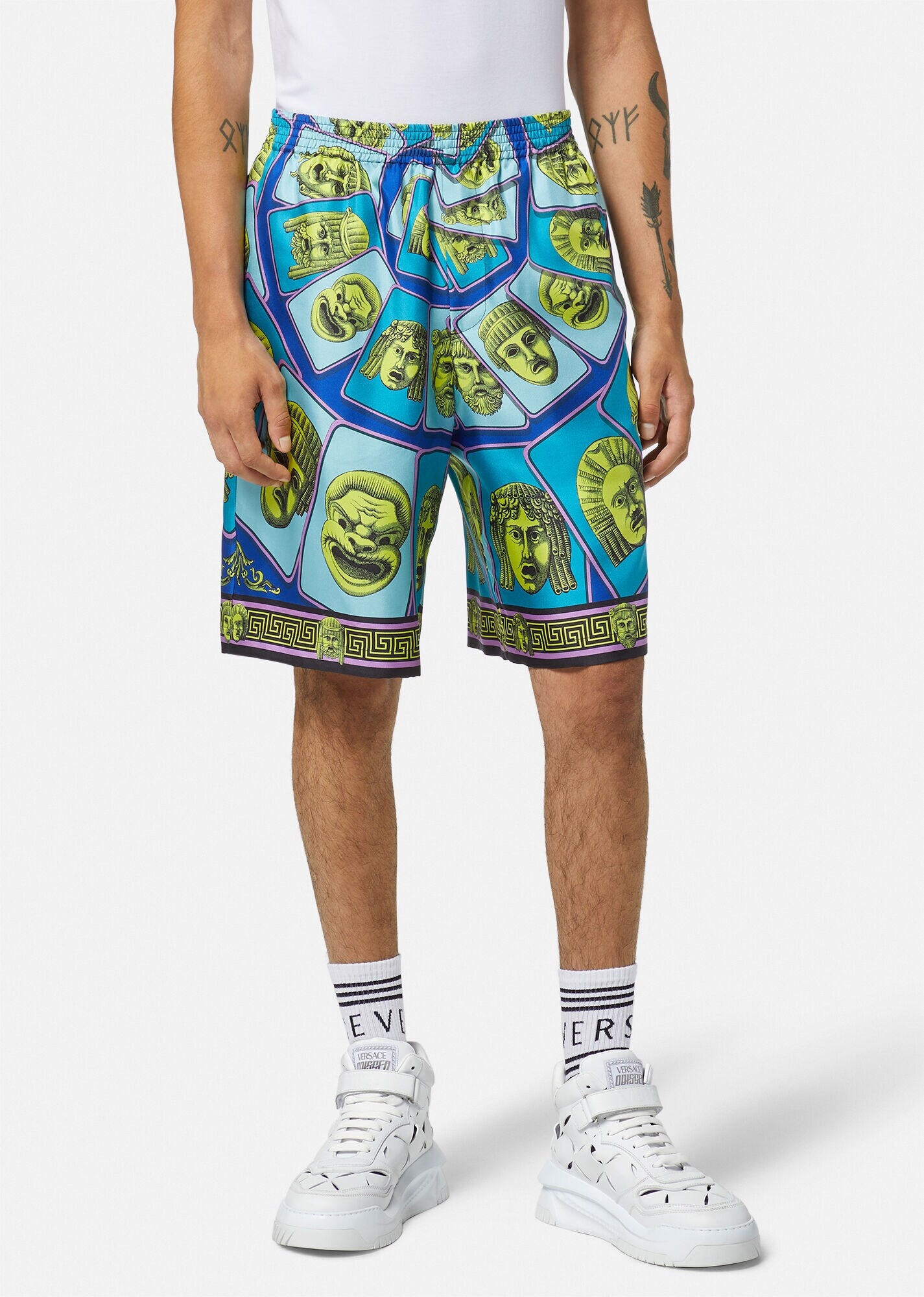 Le Maschere Silk Shorts - 3