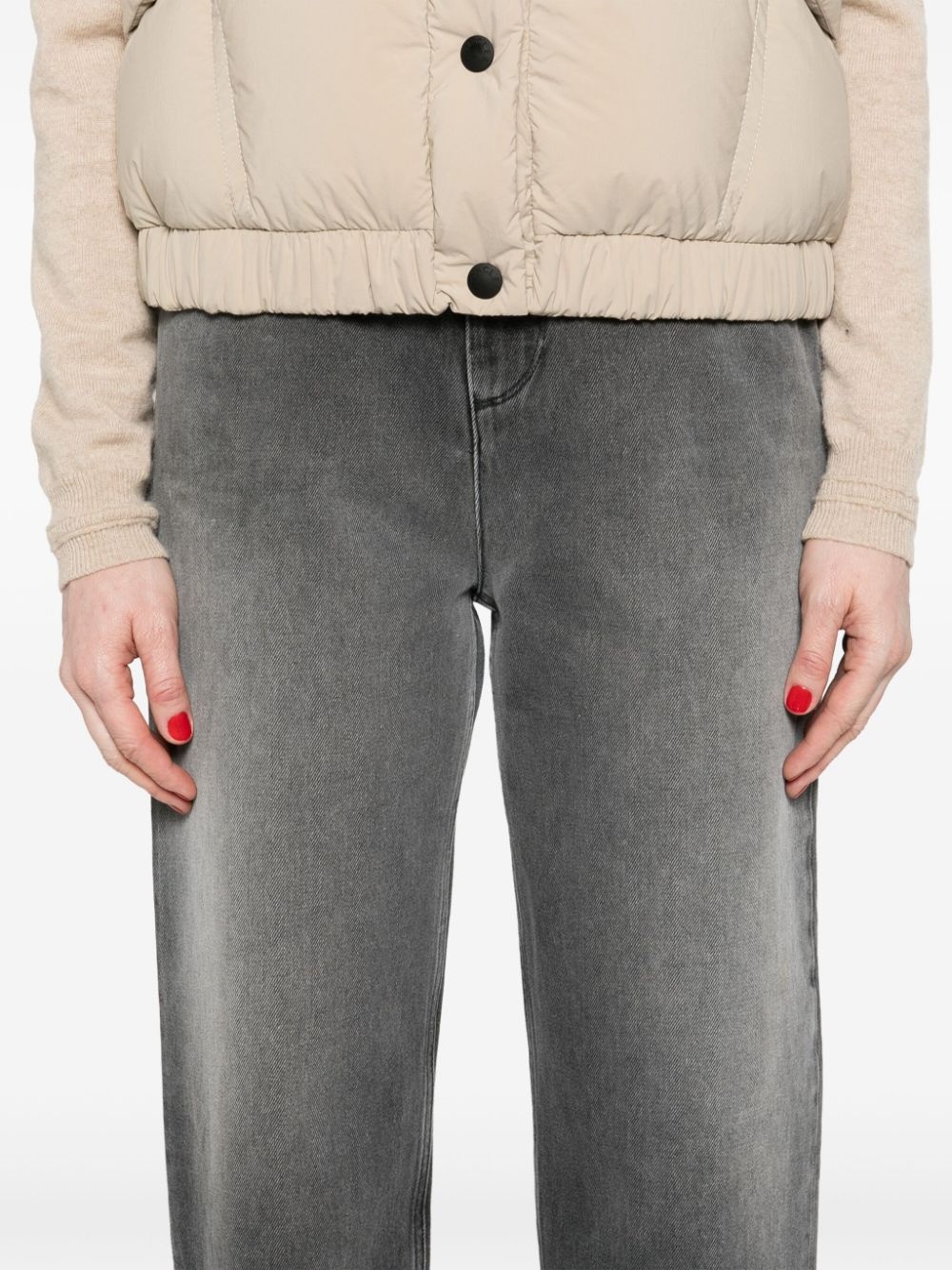 cropped jeans - 5