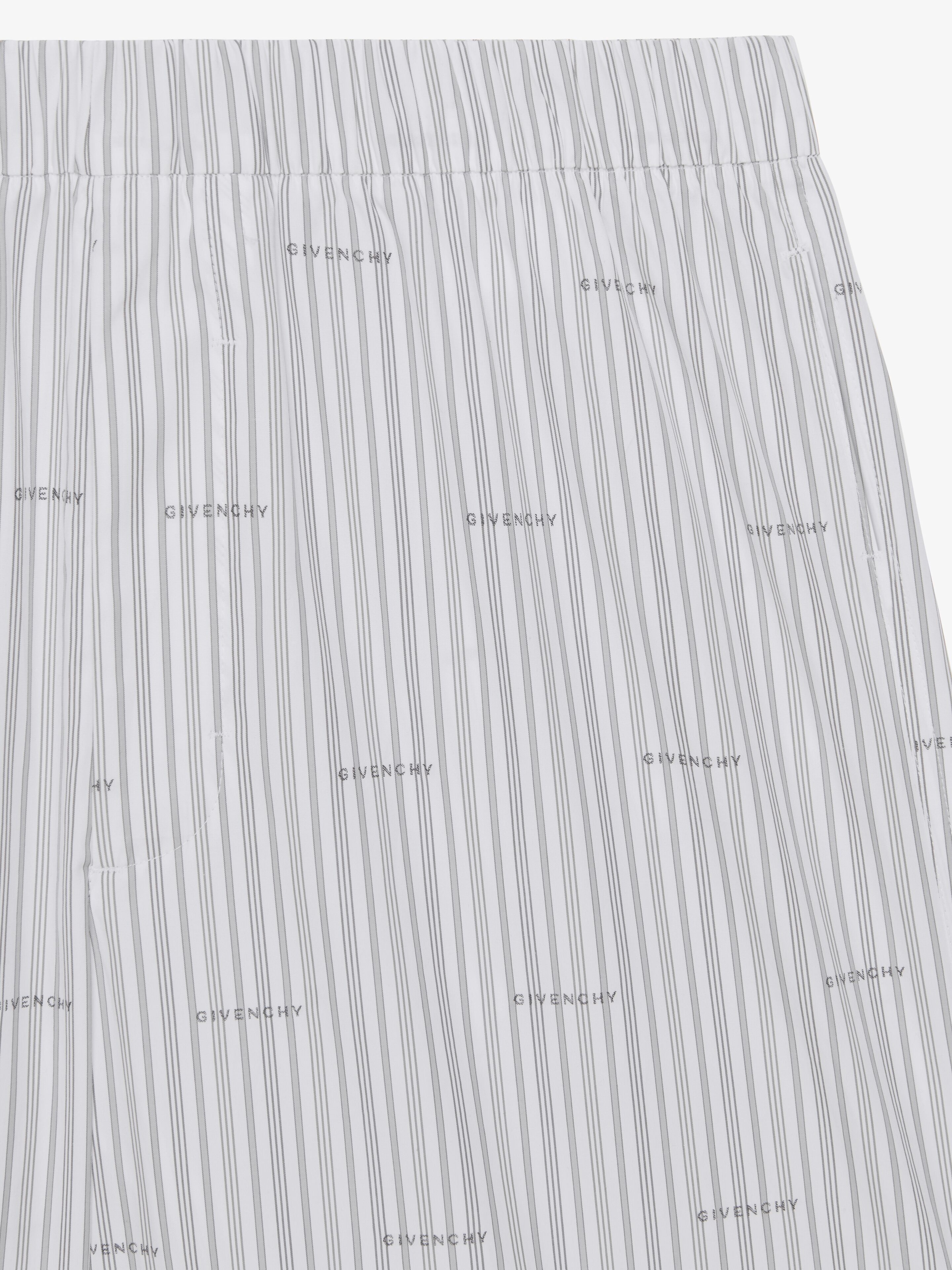 GIVENCHY BERMUDA SHORTS IN POPLIN WITH STRIPES - 5