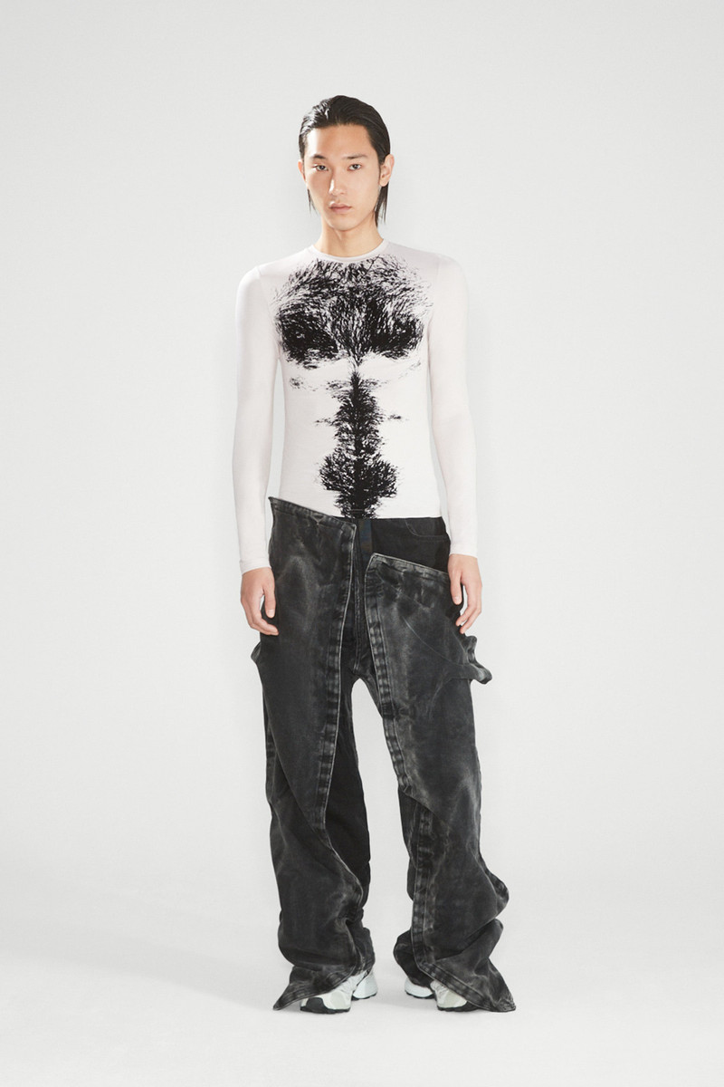 Hairy Chest Long Sleeve Top 1