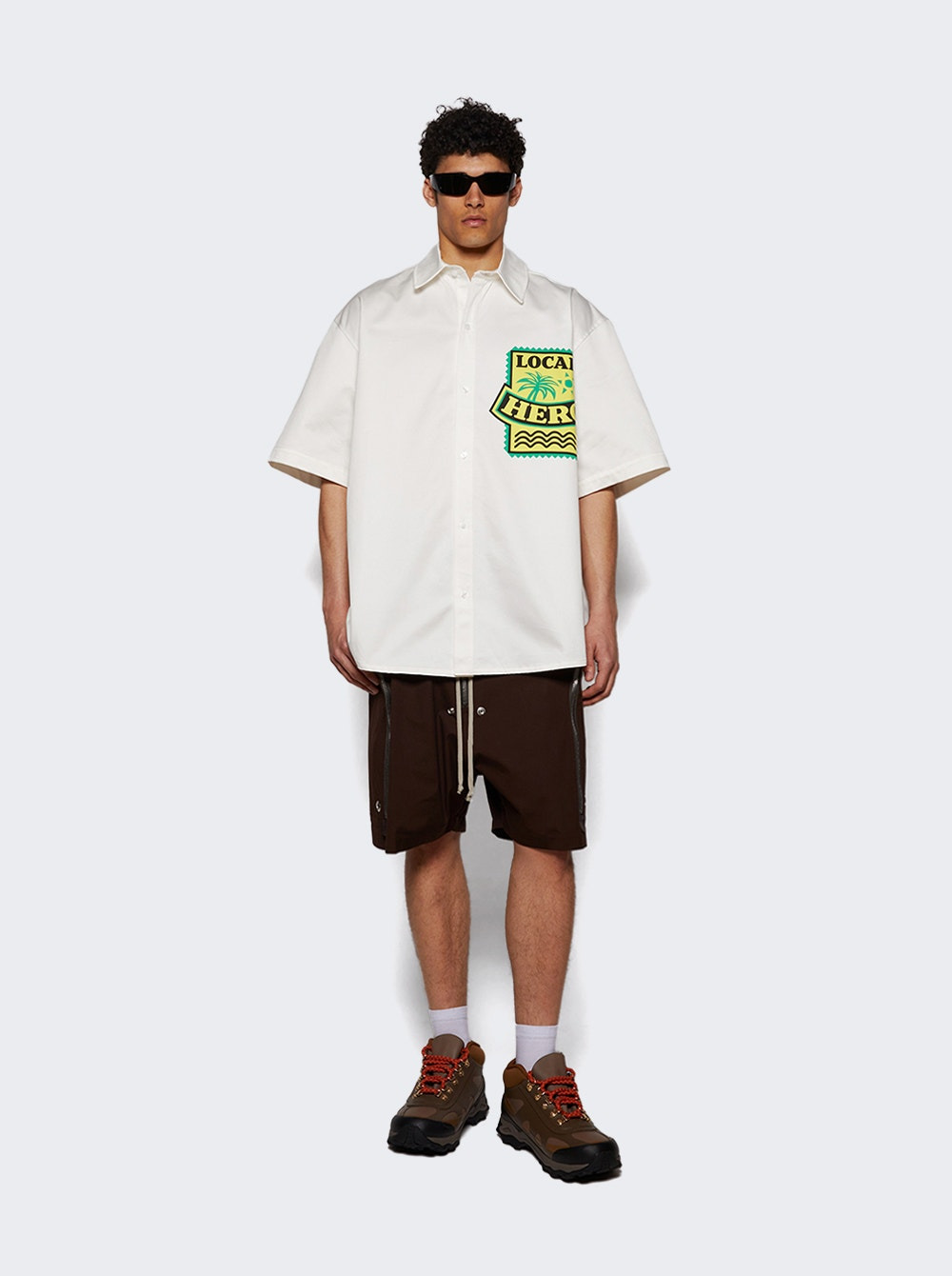 Short Sleeve Overshirt Off White - 5