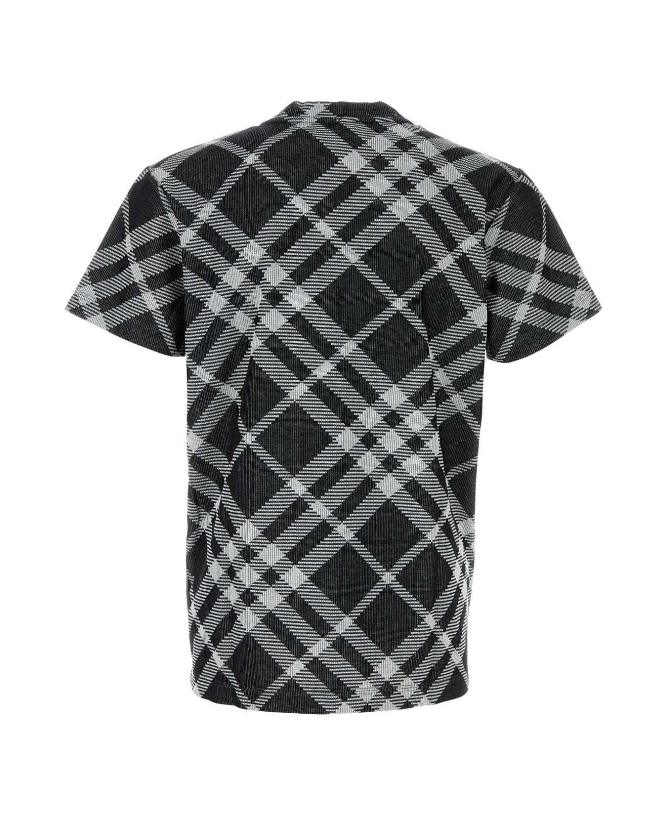 Printed Stretch Cotton Blend T-shirt - 2