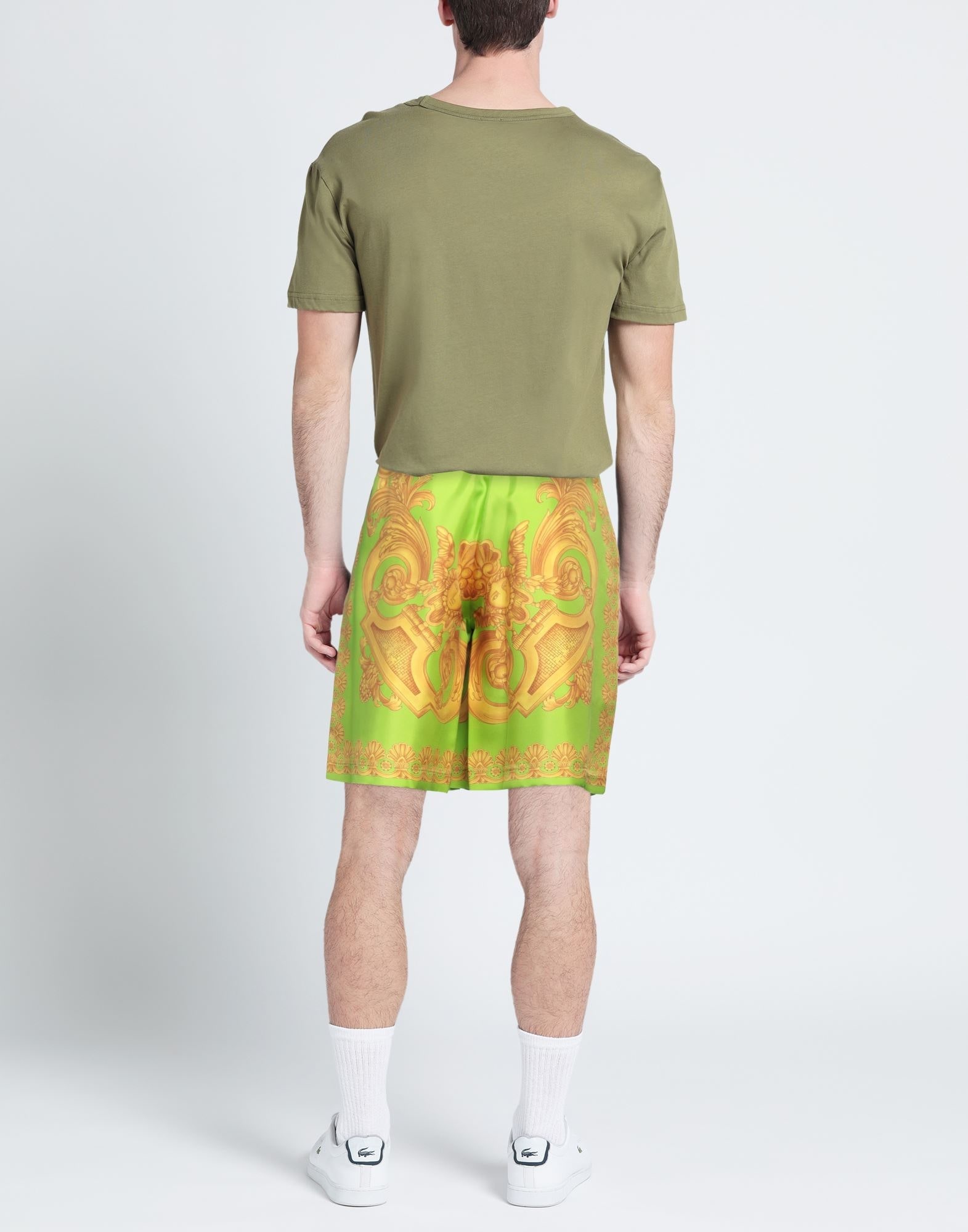Green Men's Shorts & Bermuda - 3