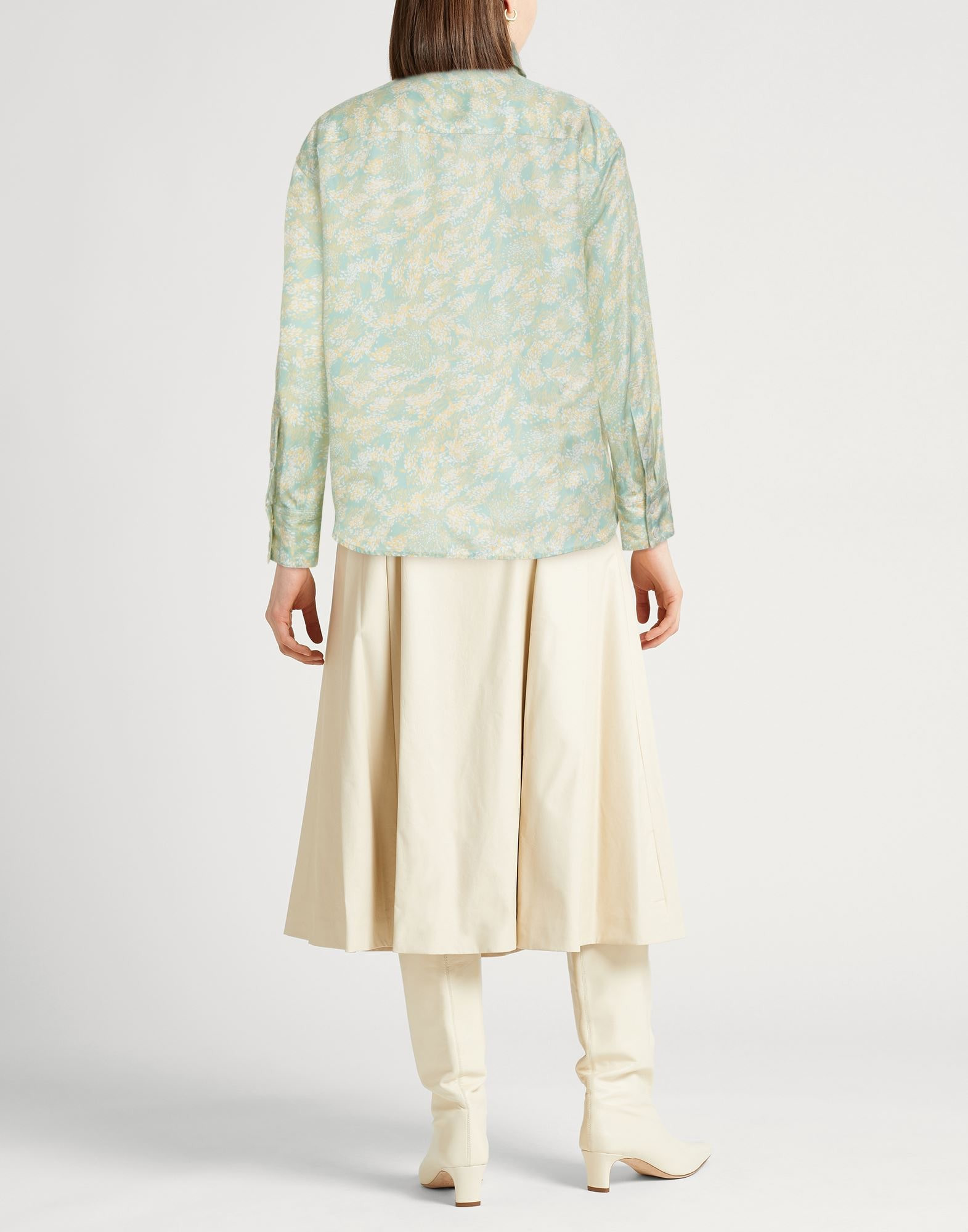 Light green Women's Floral Shirts & Blouses - 3
