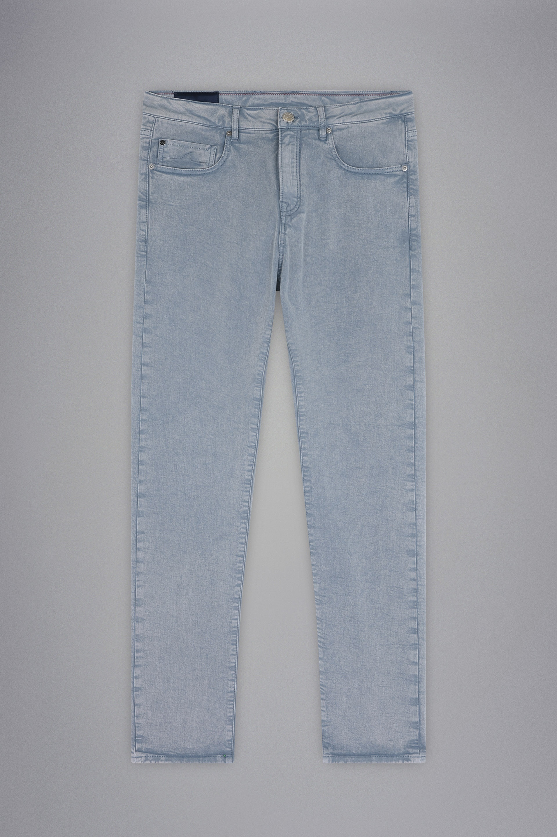 STRETCH COTTON 5 POCKETS TROUSERS - 1