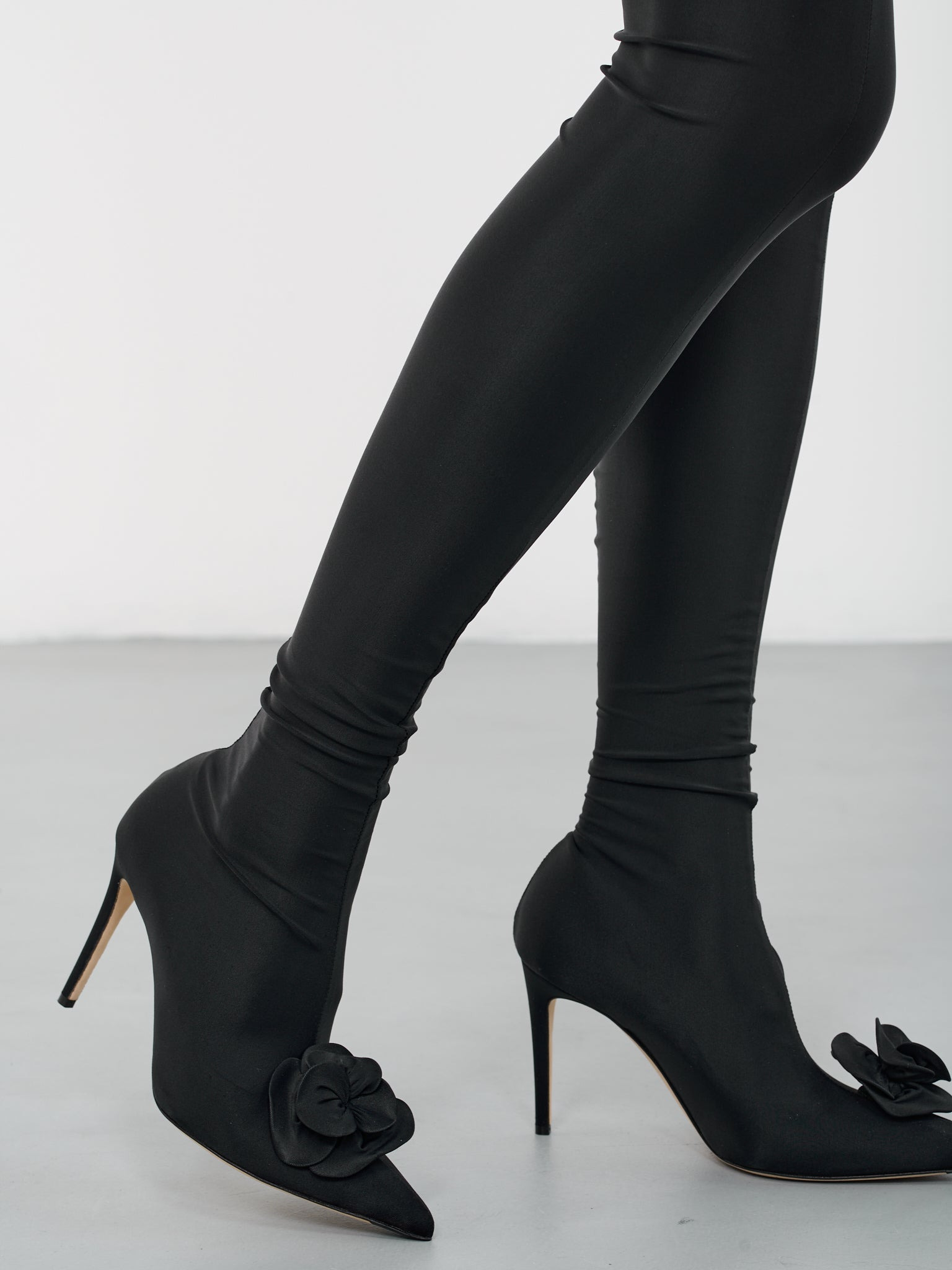 Flower Lycra Heels - 5