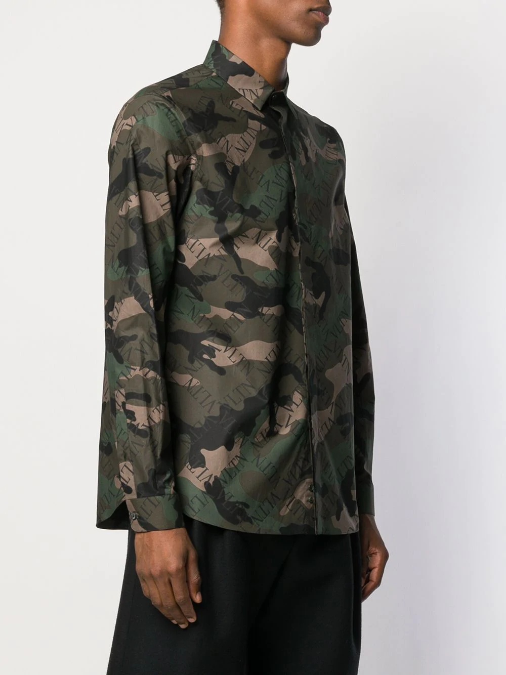 VLTN grid camouflage shirt - 3