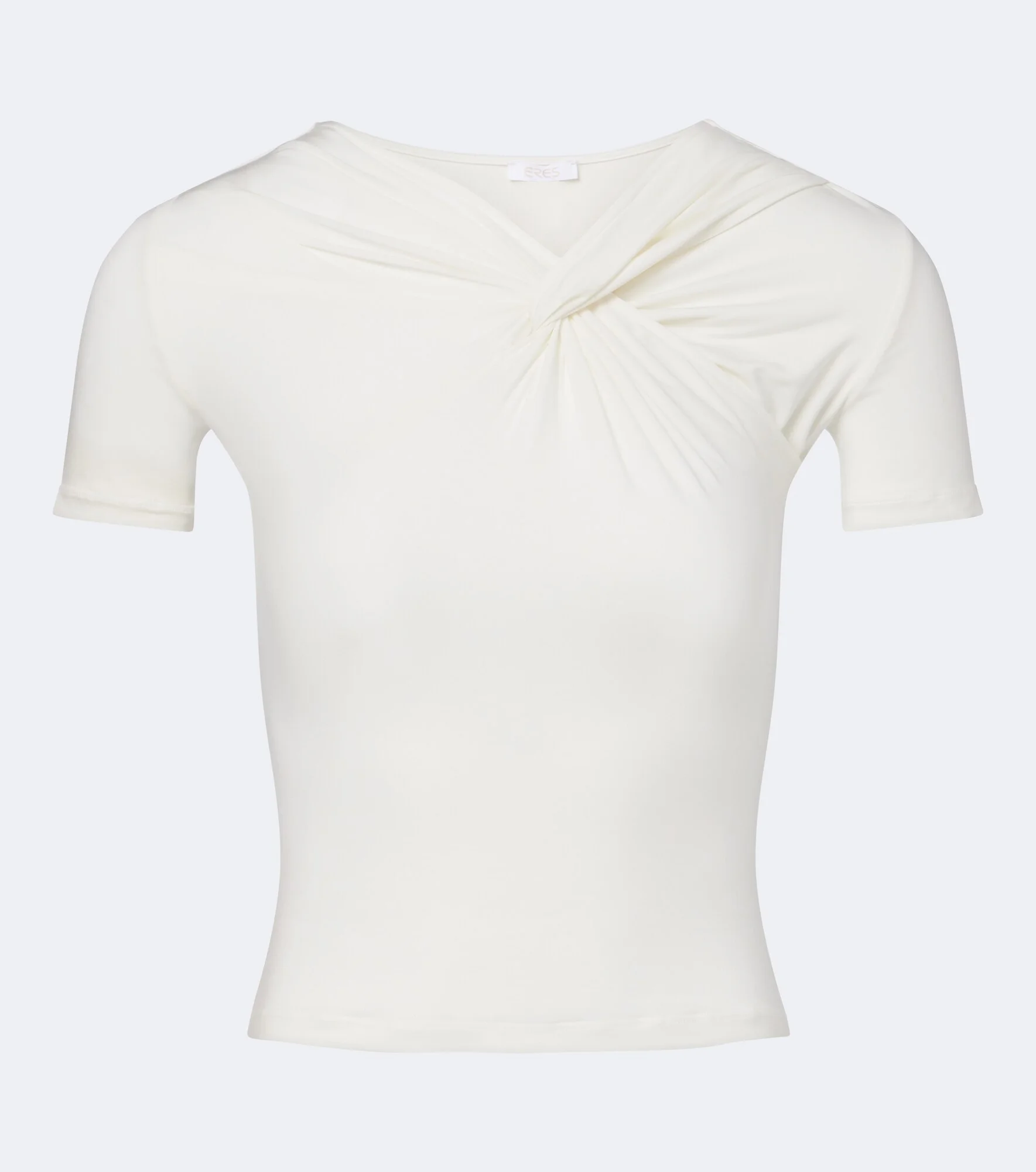 Anna gathered jersey T-shirt - 1