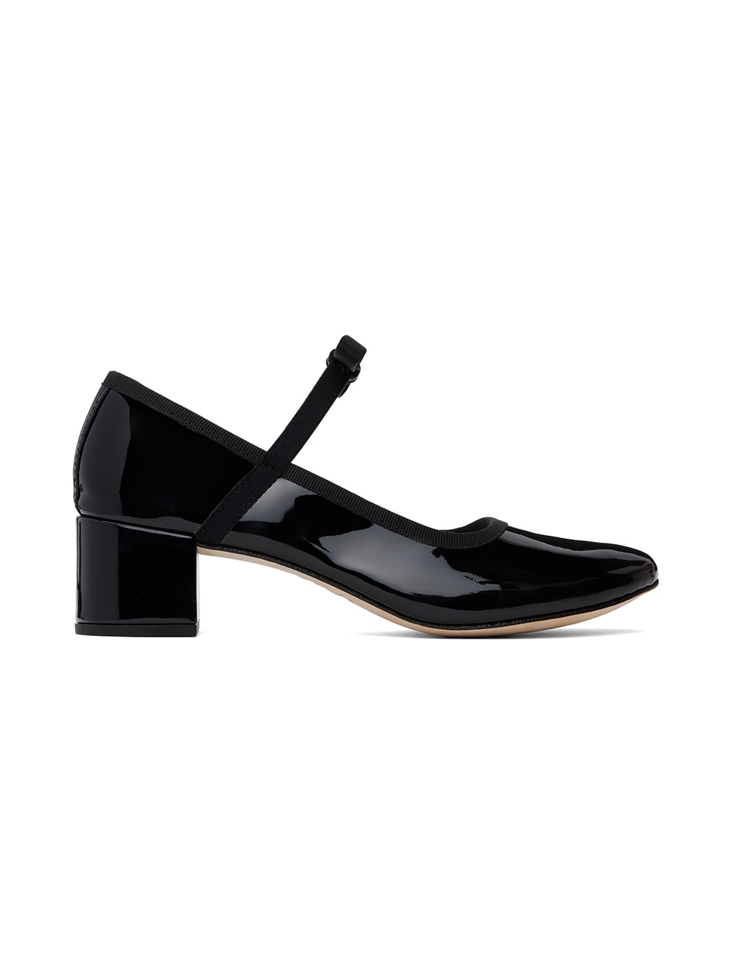 Black Guillemette Mary Jane Heels - 1