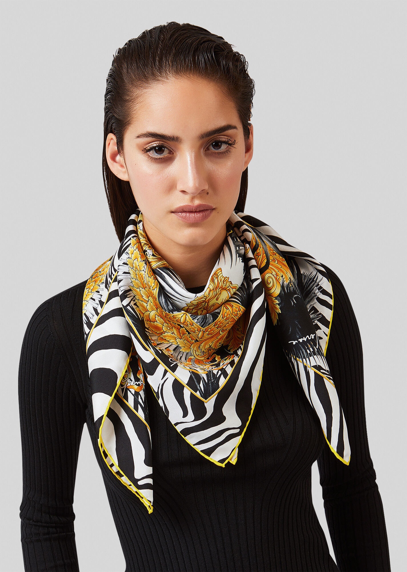 Jungle Animalier Silk Foulard - 2