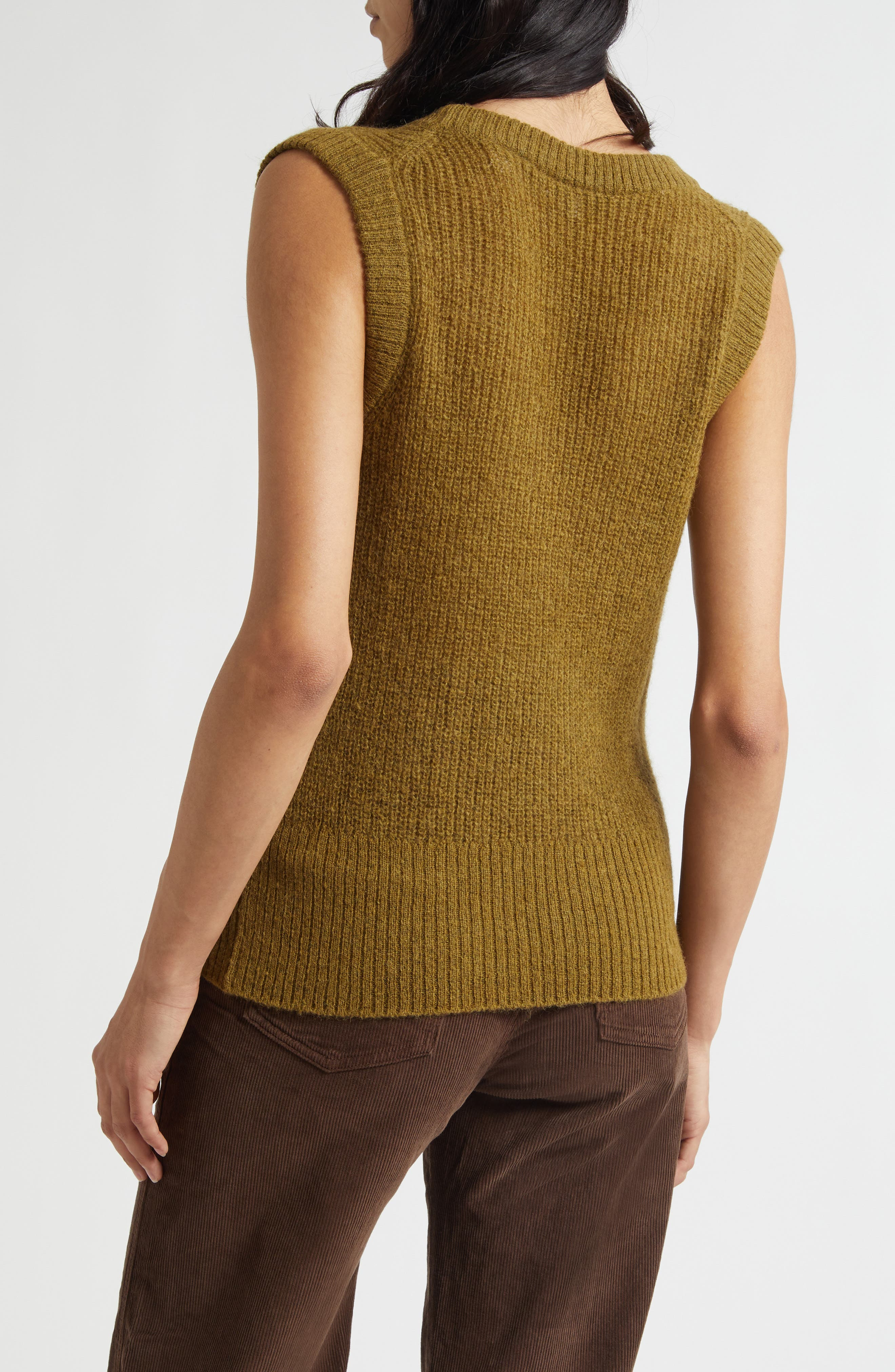 Veronica Beard Jovanna Sweater Tank in Moss at Nordstrom - 2