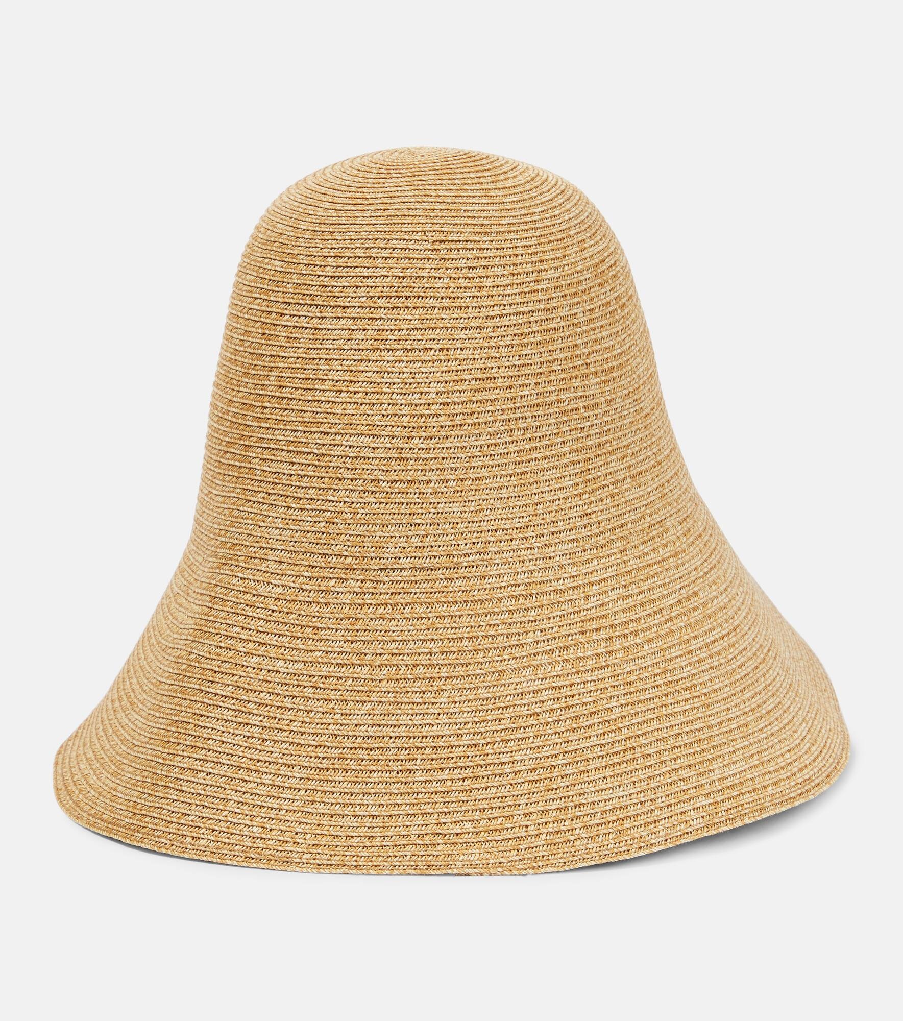 Embellished raffia sun hat - 5