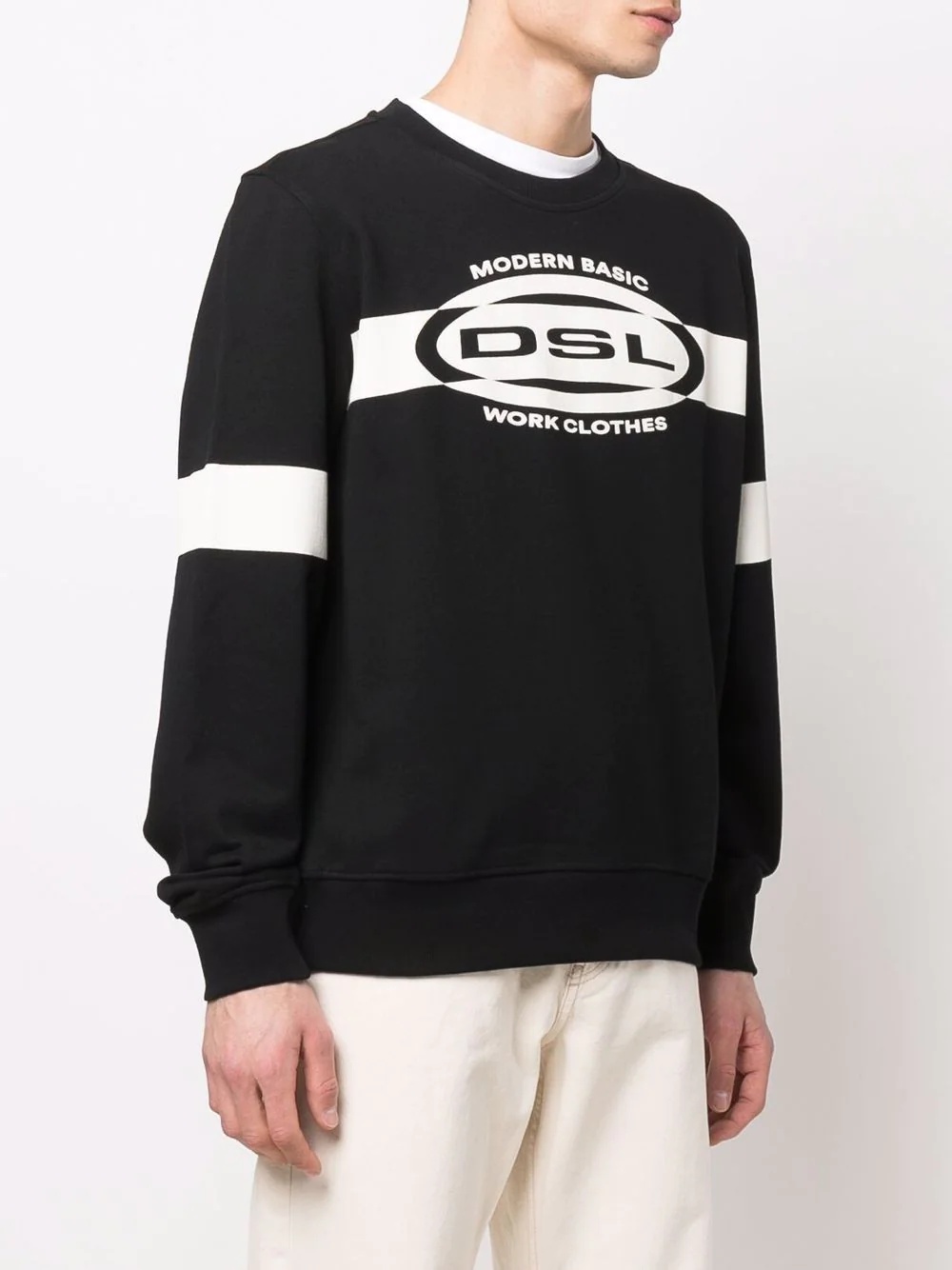 Modern Basic crew-neck sweatshirt - 3