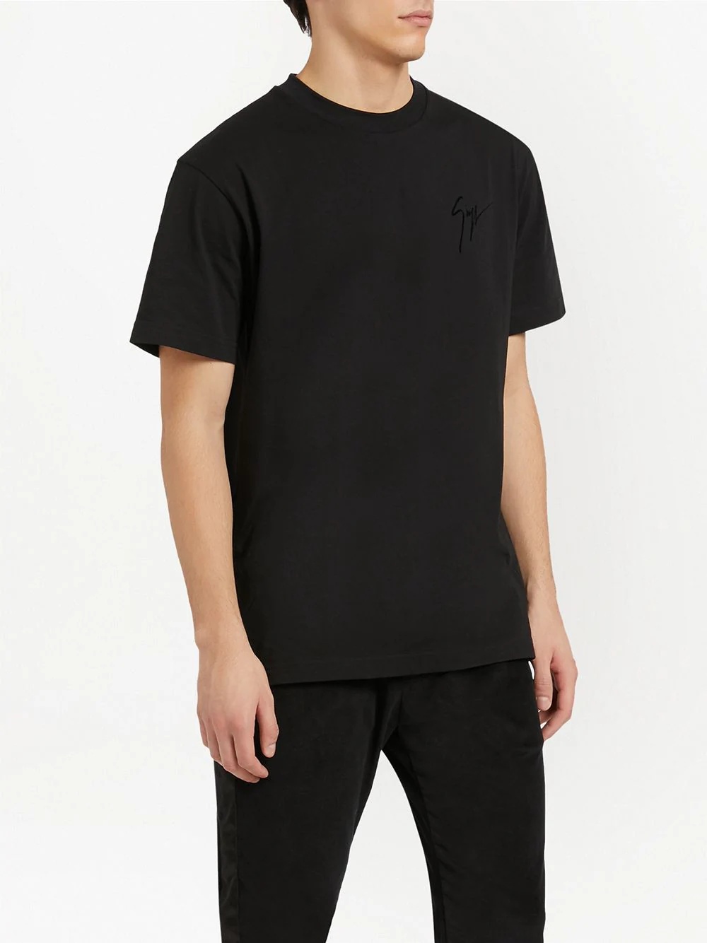 crew-neck cotton T-shirt - 3