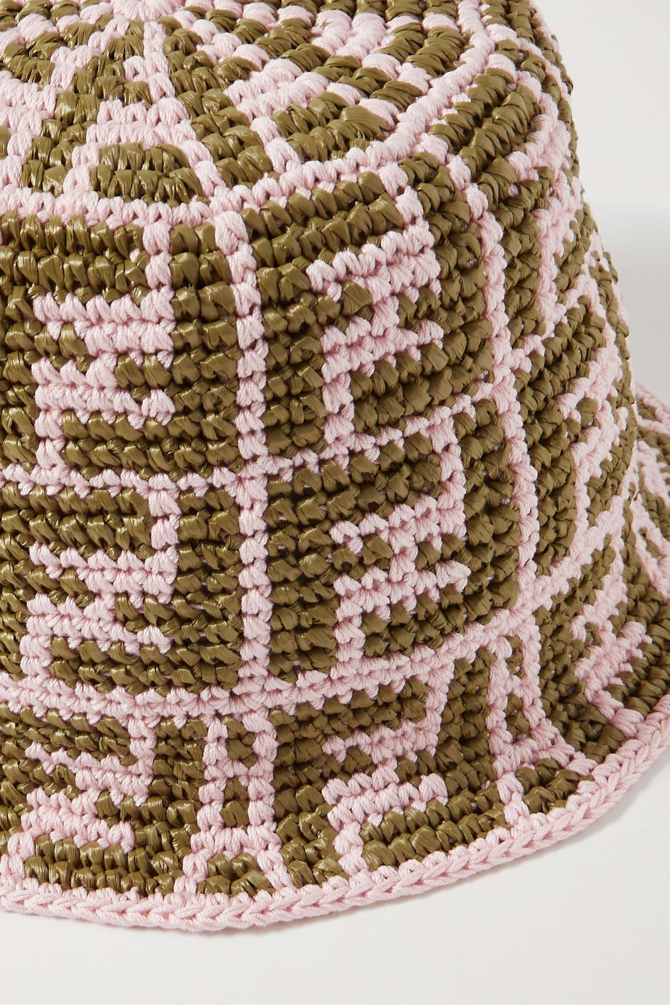 Crocheted cotton-blend bucket hat - 3