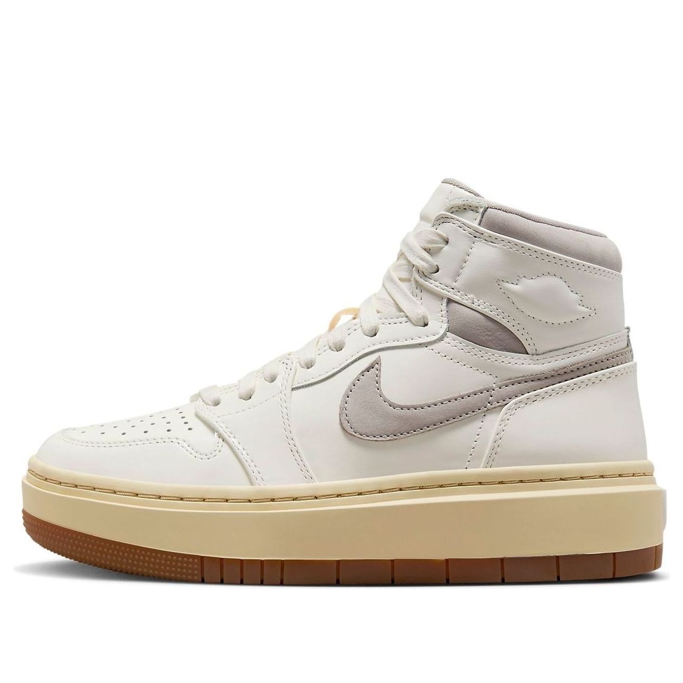 (WMNS) Air Jordan 1 Elevate High 'Sail Grey Gum Medium Brown' DZ3744-100 - 1