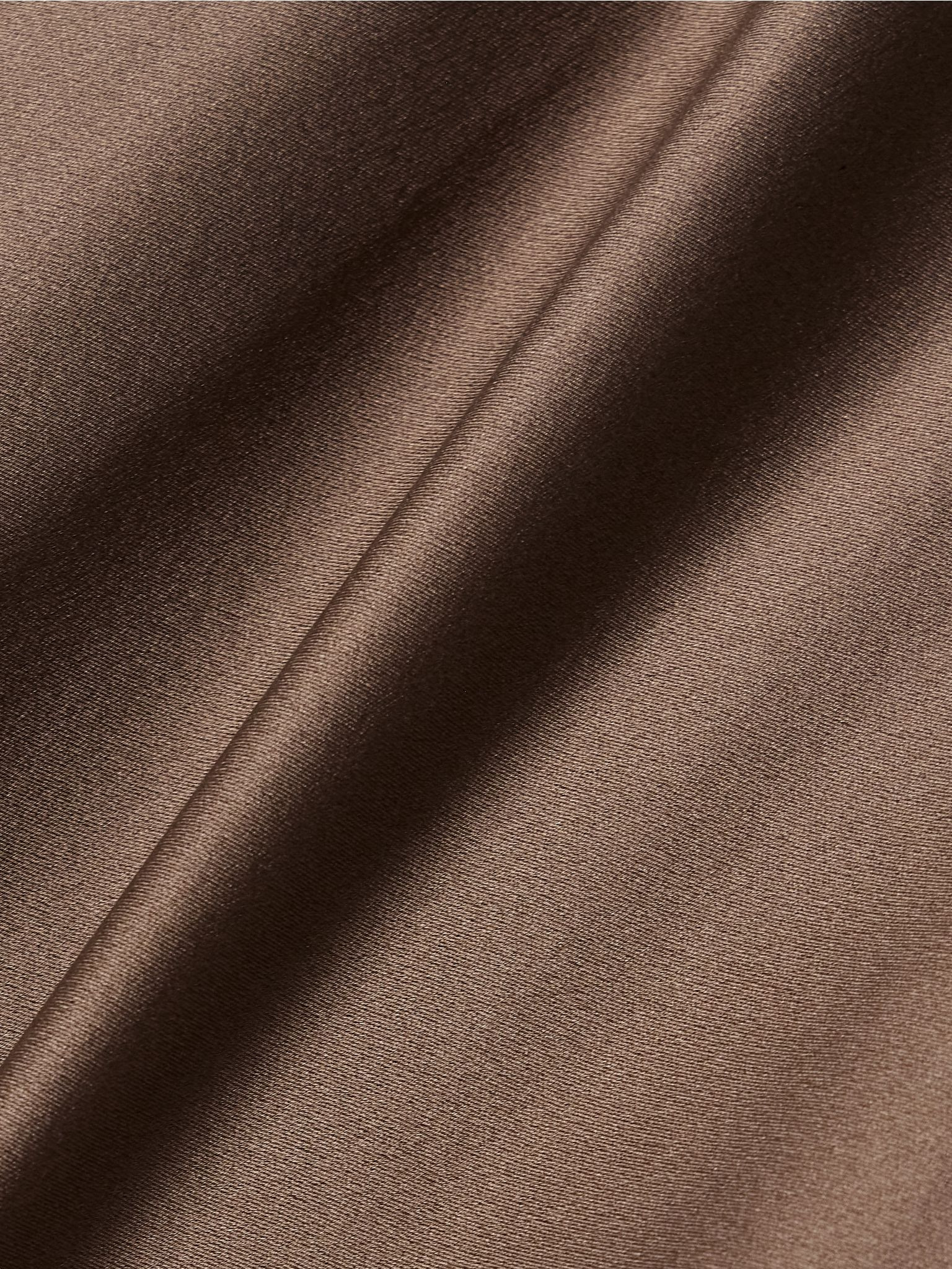Cami silk-satin gown Brown - 4