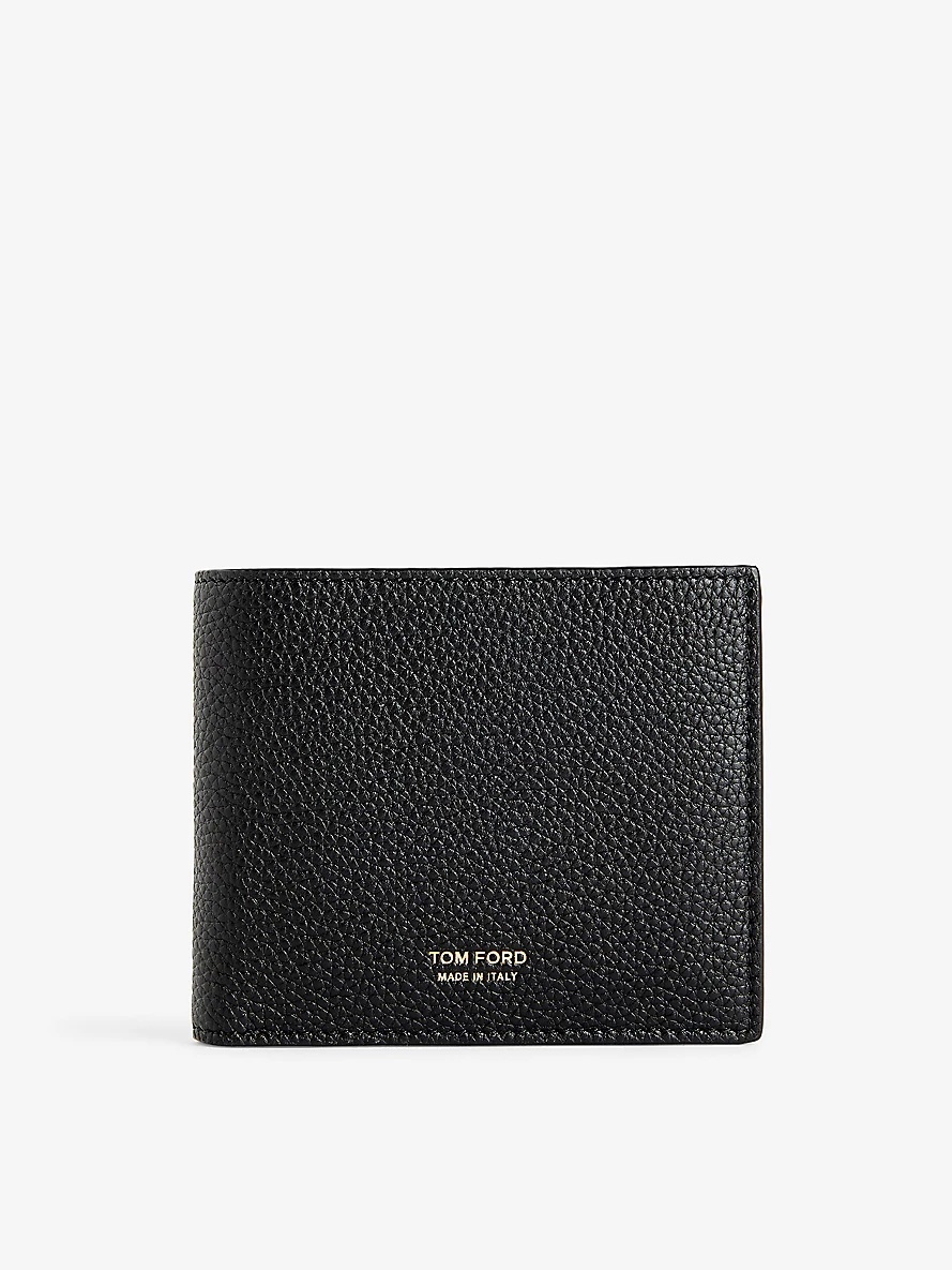 T-Line grained leather wallet - 1
