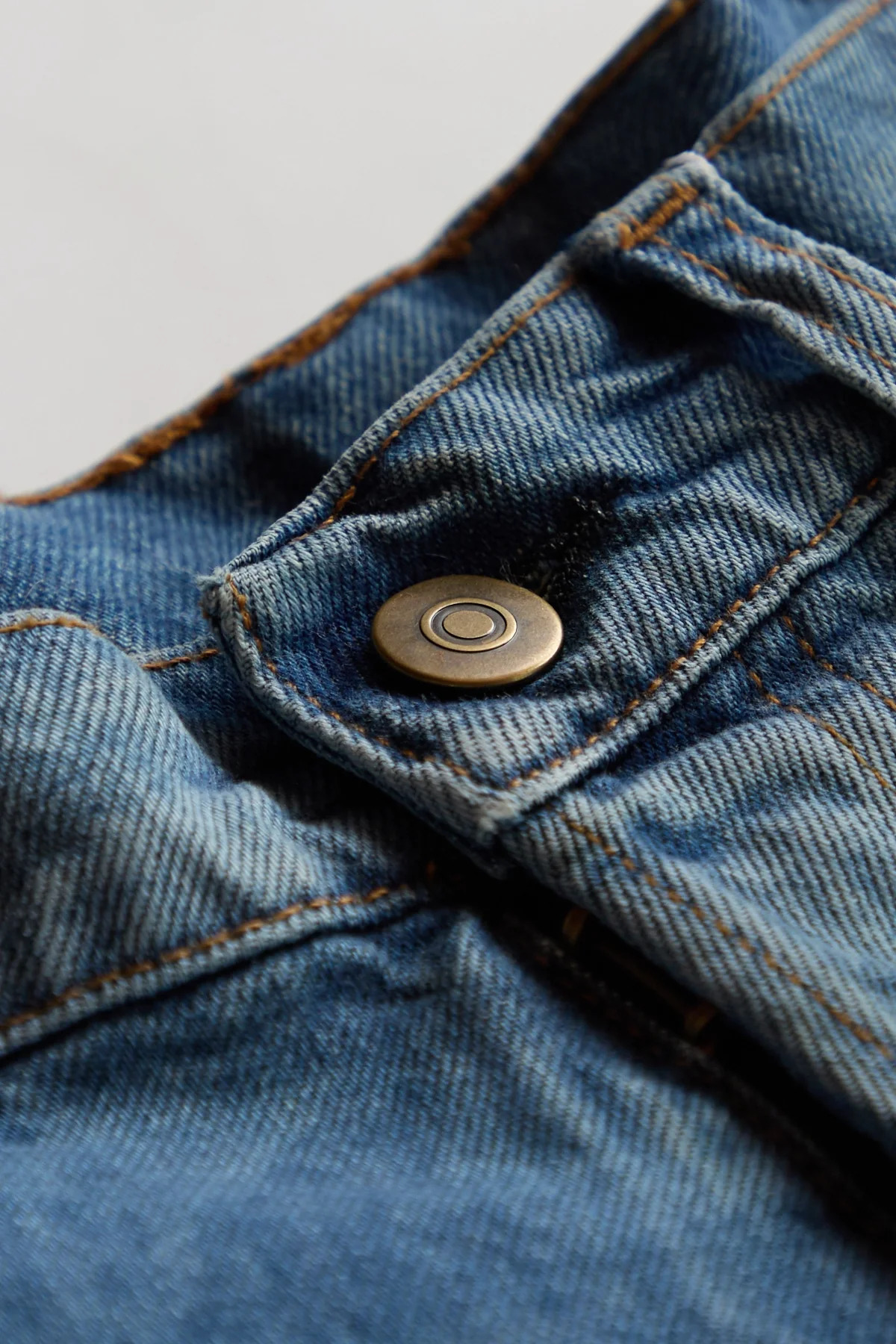 Maison Margiela Slim Repaired Jeans Vintage Medium Blue - 4