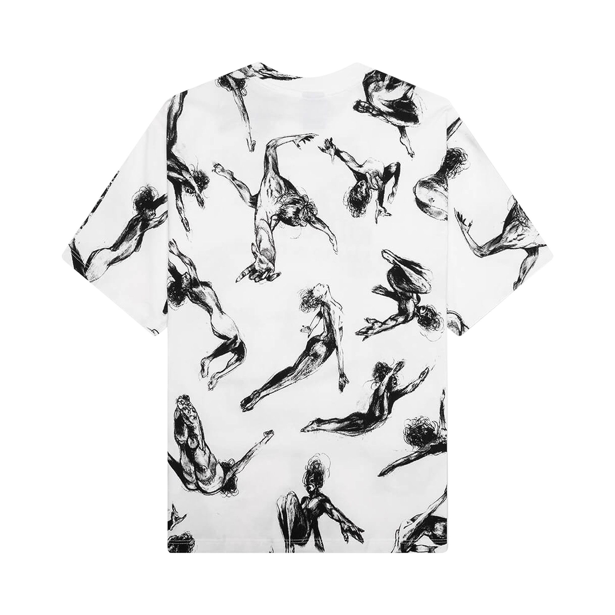 KidSuper Trapeze Women All Over Print Shirt 'White' - 2