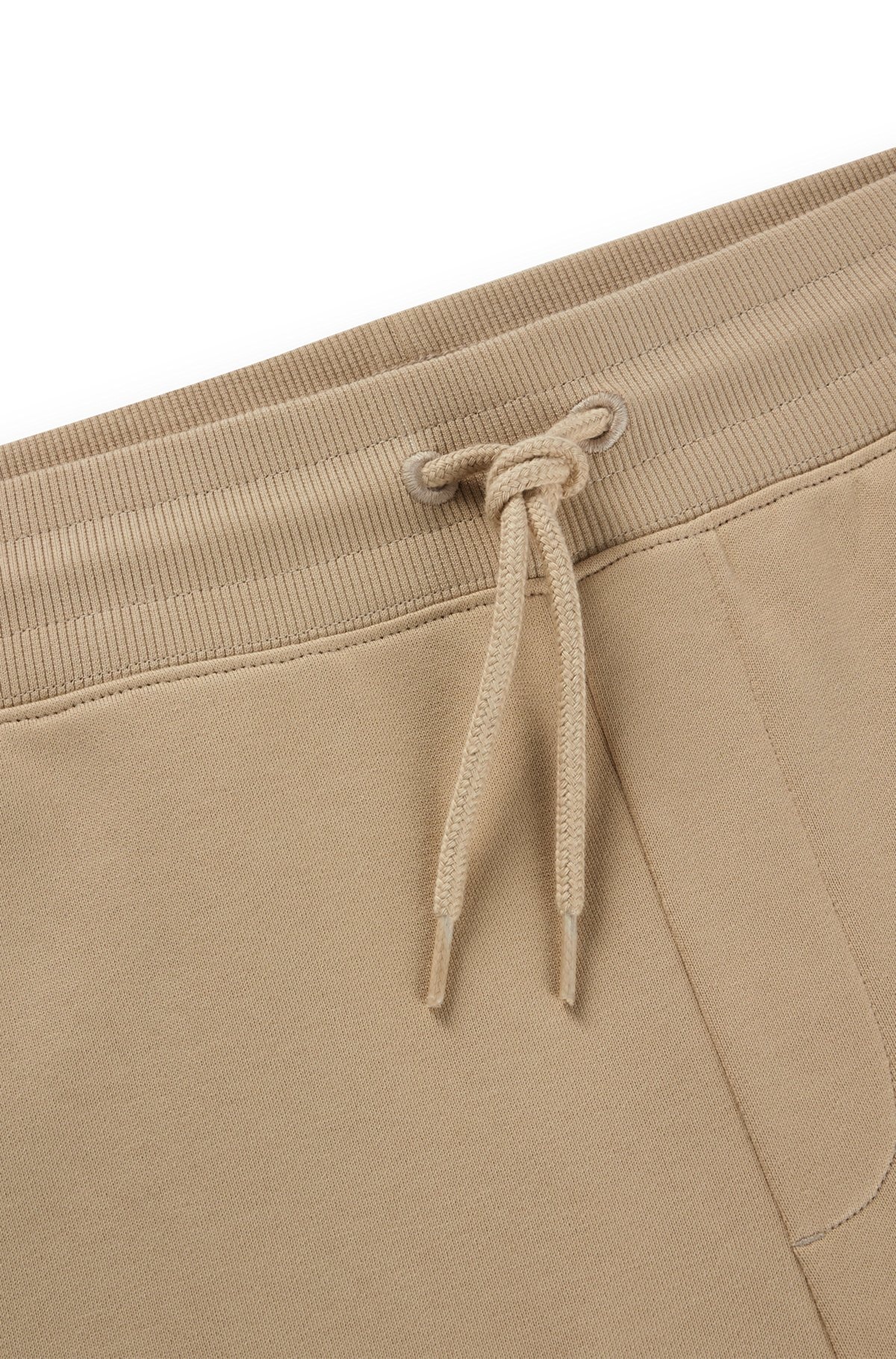COTTON-TERRY RELAXED-FIT SHORTS WITH LOGO TRIM - 6