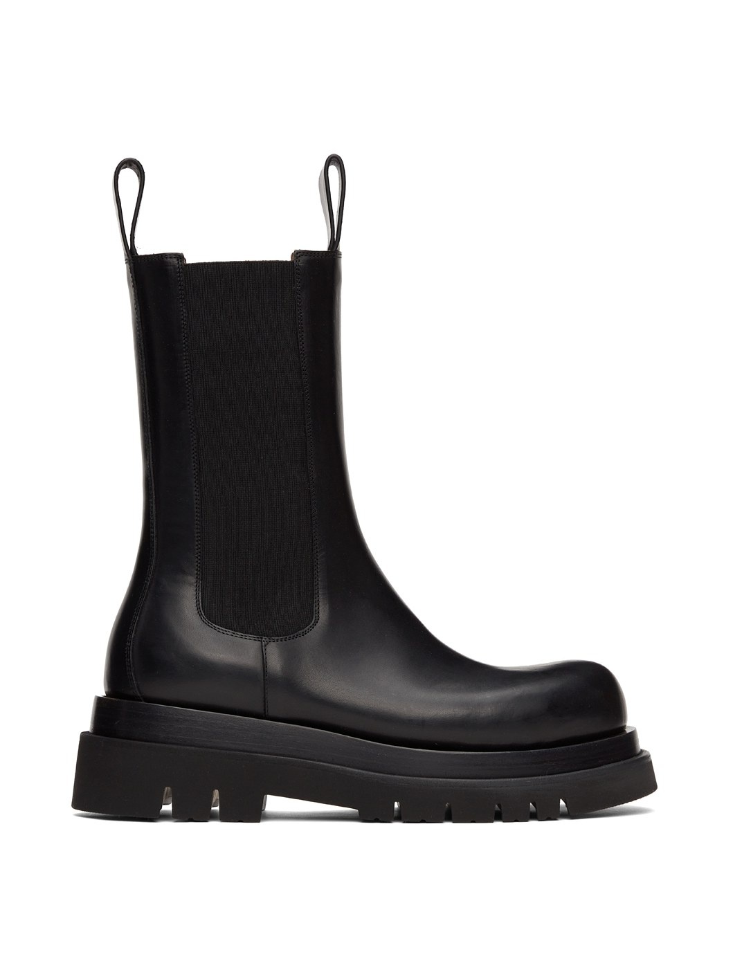 Black Lug Chelsea Boots - 1