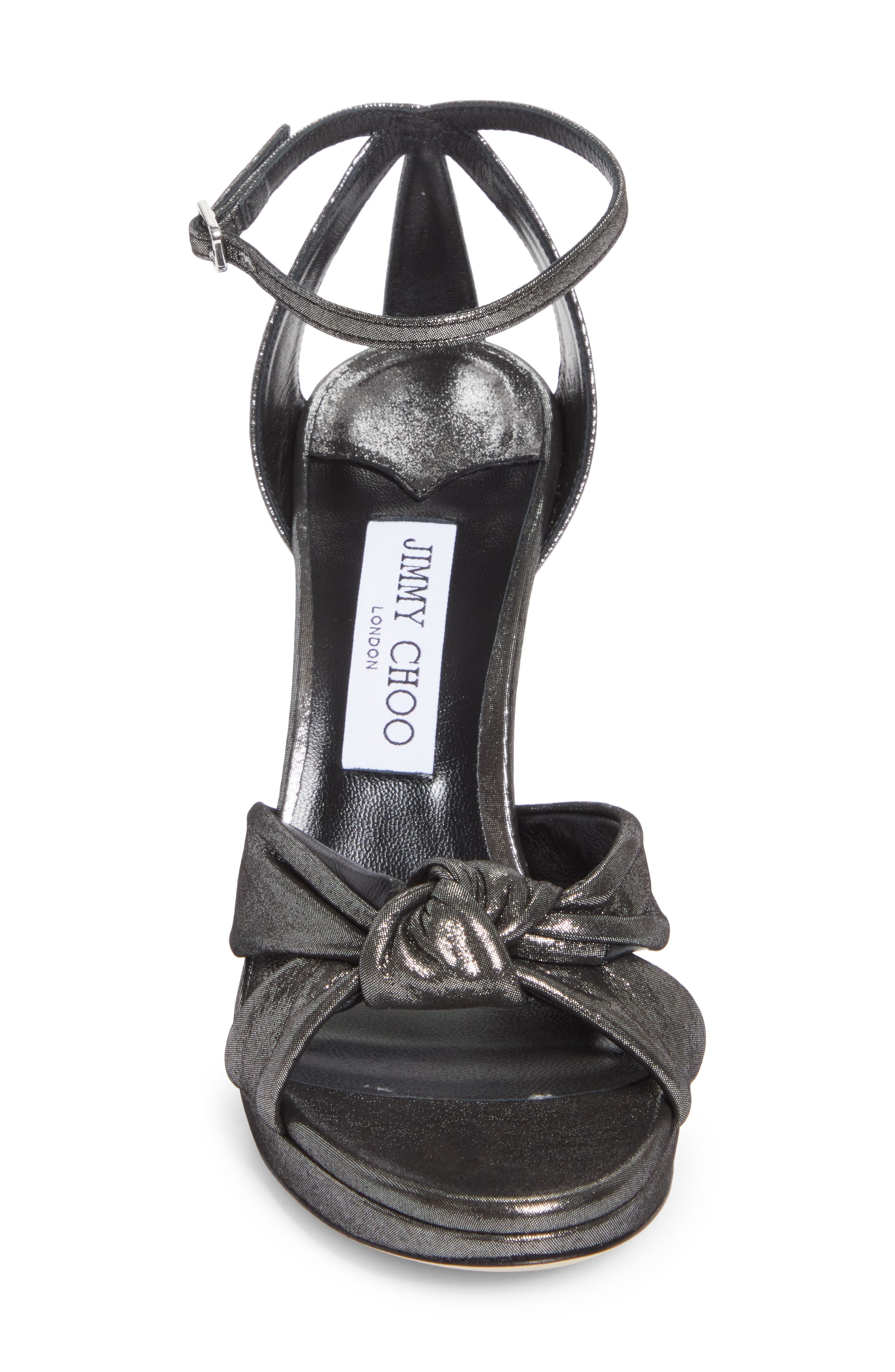 Jimmy Choo Rosie Ankle Strap Sandal in Anthracite at Nordstrom - 4