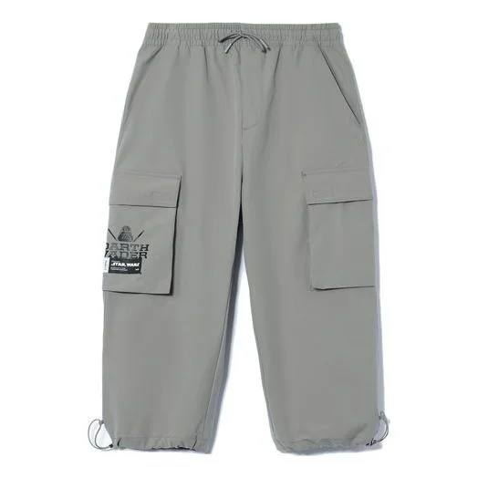 Li-Ning x Star Wars Graphic Cropped Pants 'Grey' AKQR115-1 - 1