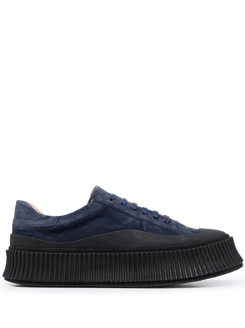 vulcanized-sole suede sneakers - 1