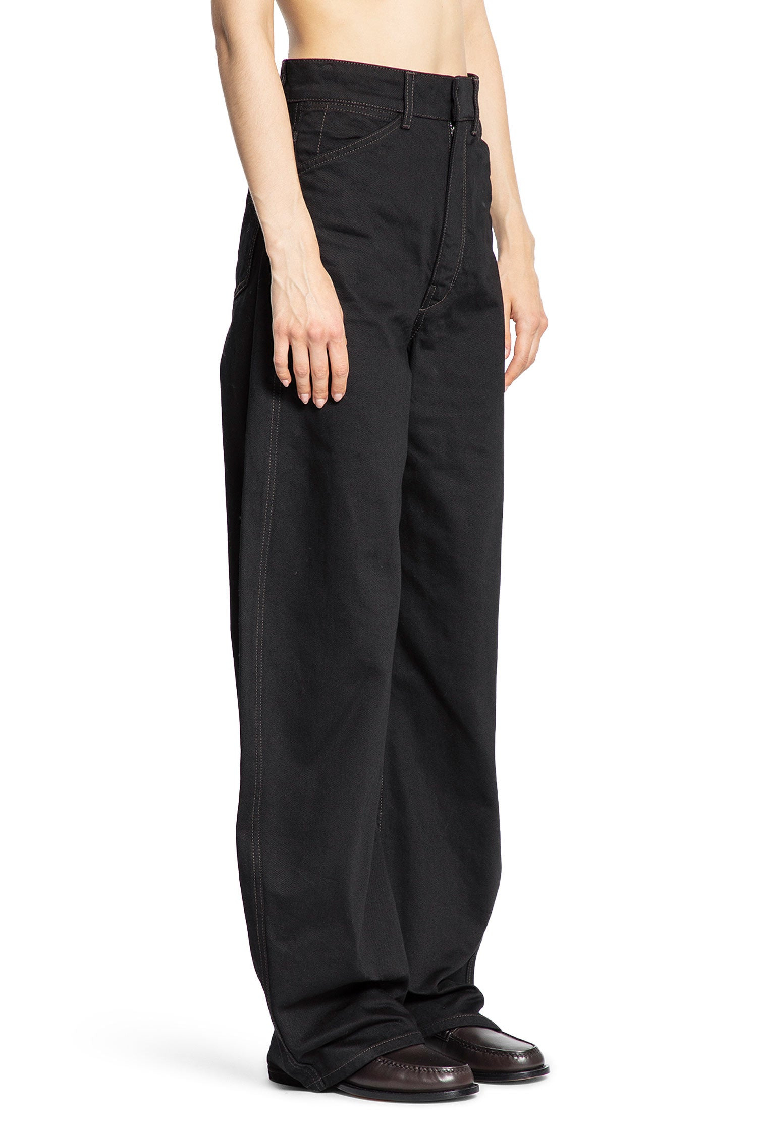 High-waisted Curved Pants - 2