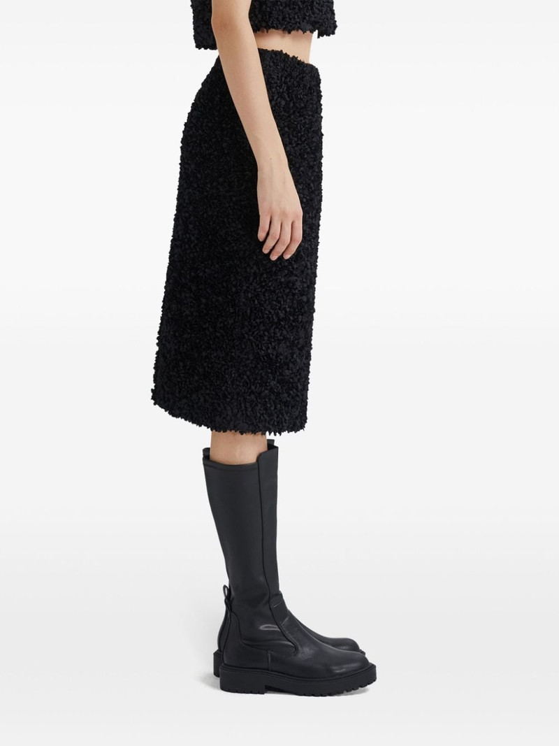 bouclé-constructed midi skirt 3