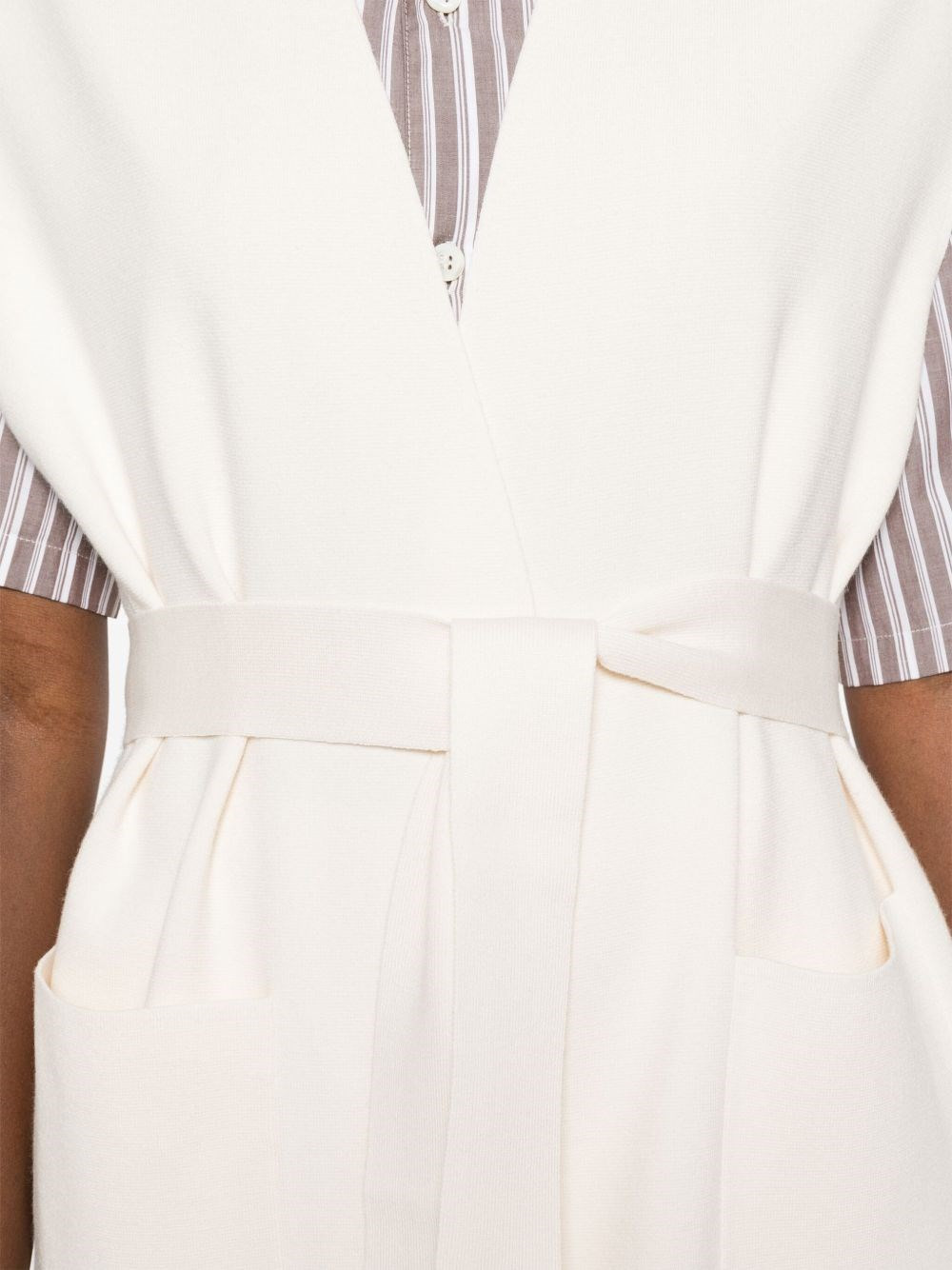 Belted long vest - 2